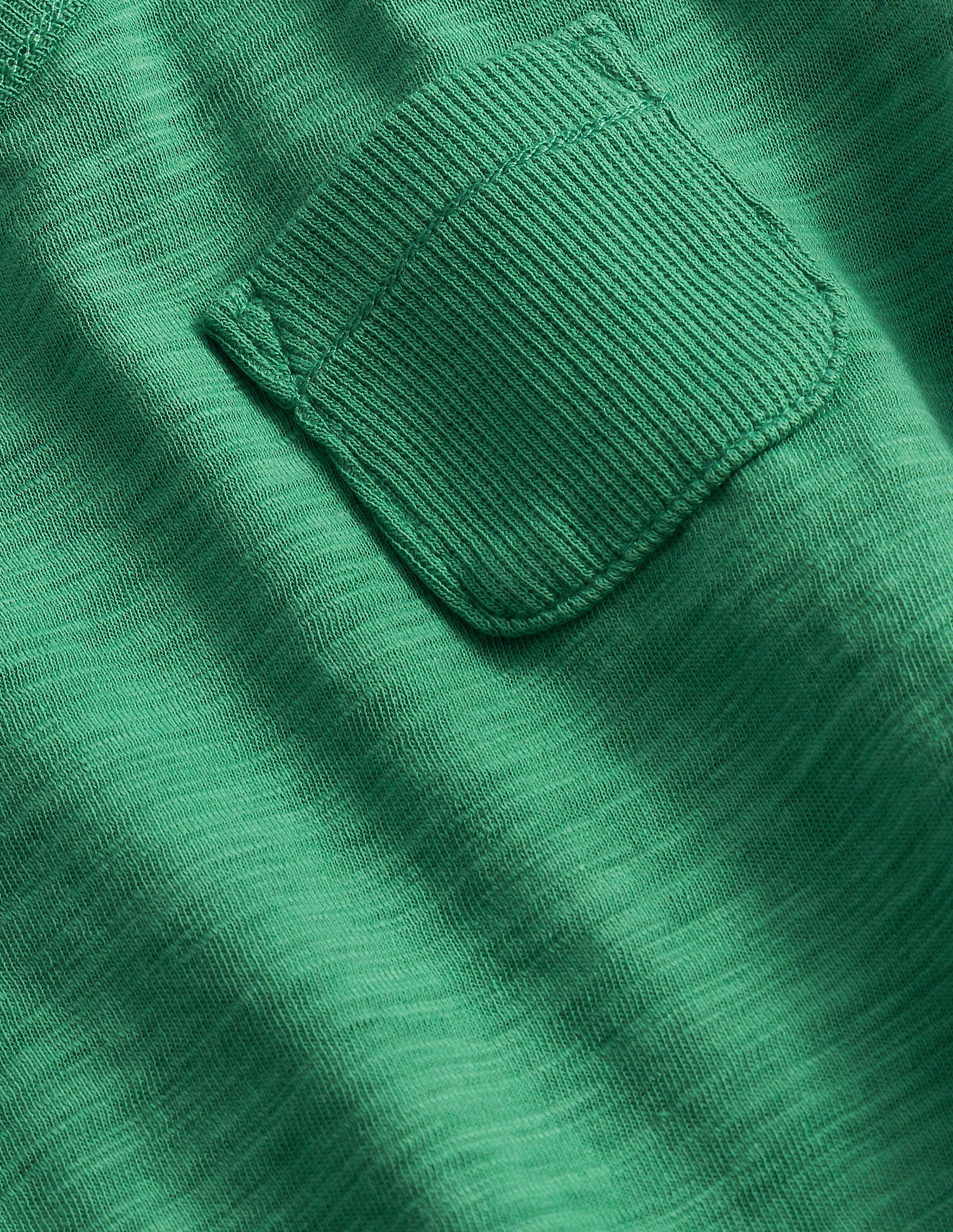 Garment Wash T-Shirt-Deep Grass Green-3