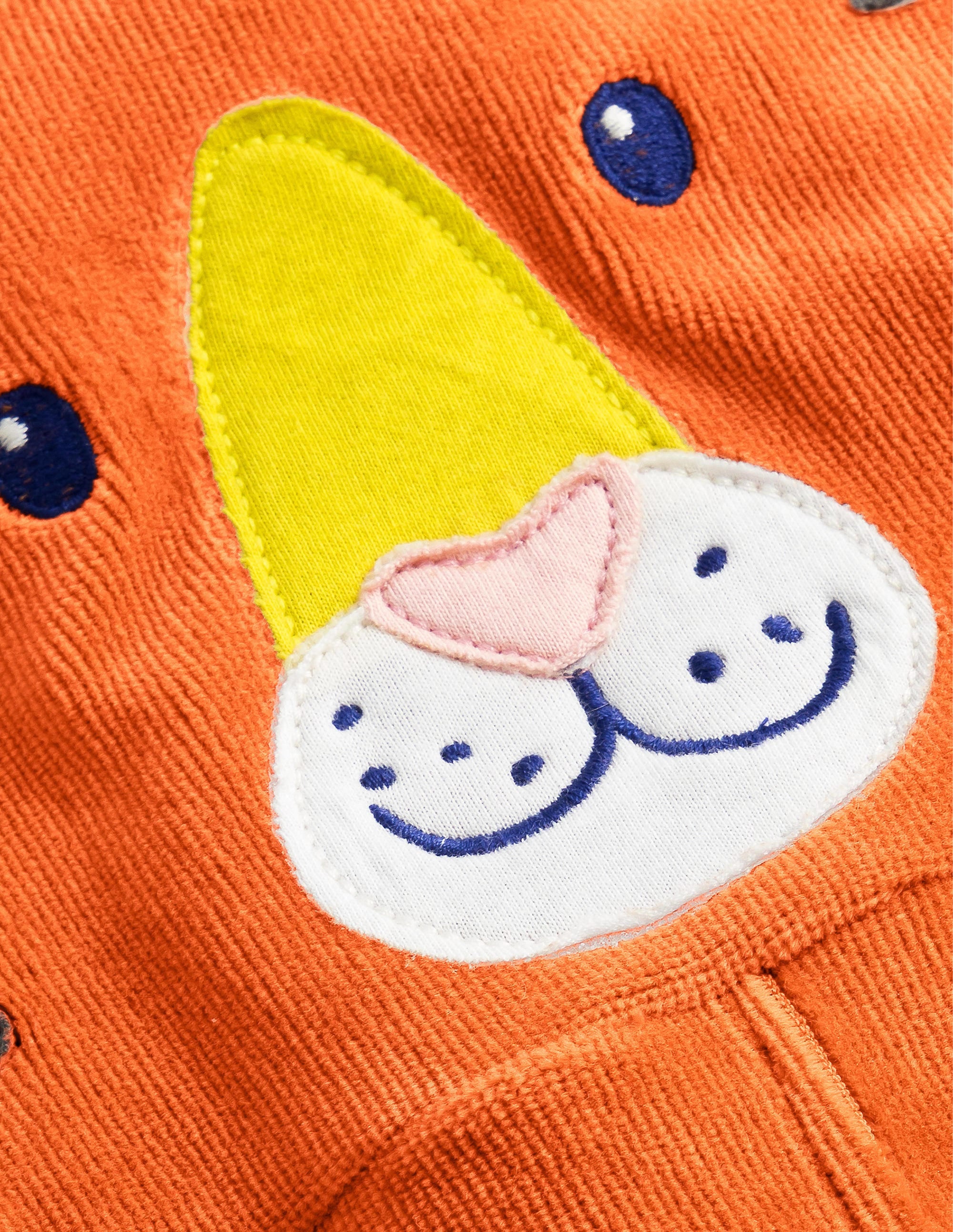 Appliqué Dungarees-Autumn Maple Tiger - Image 3