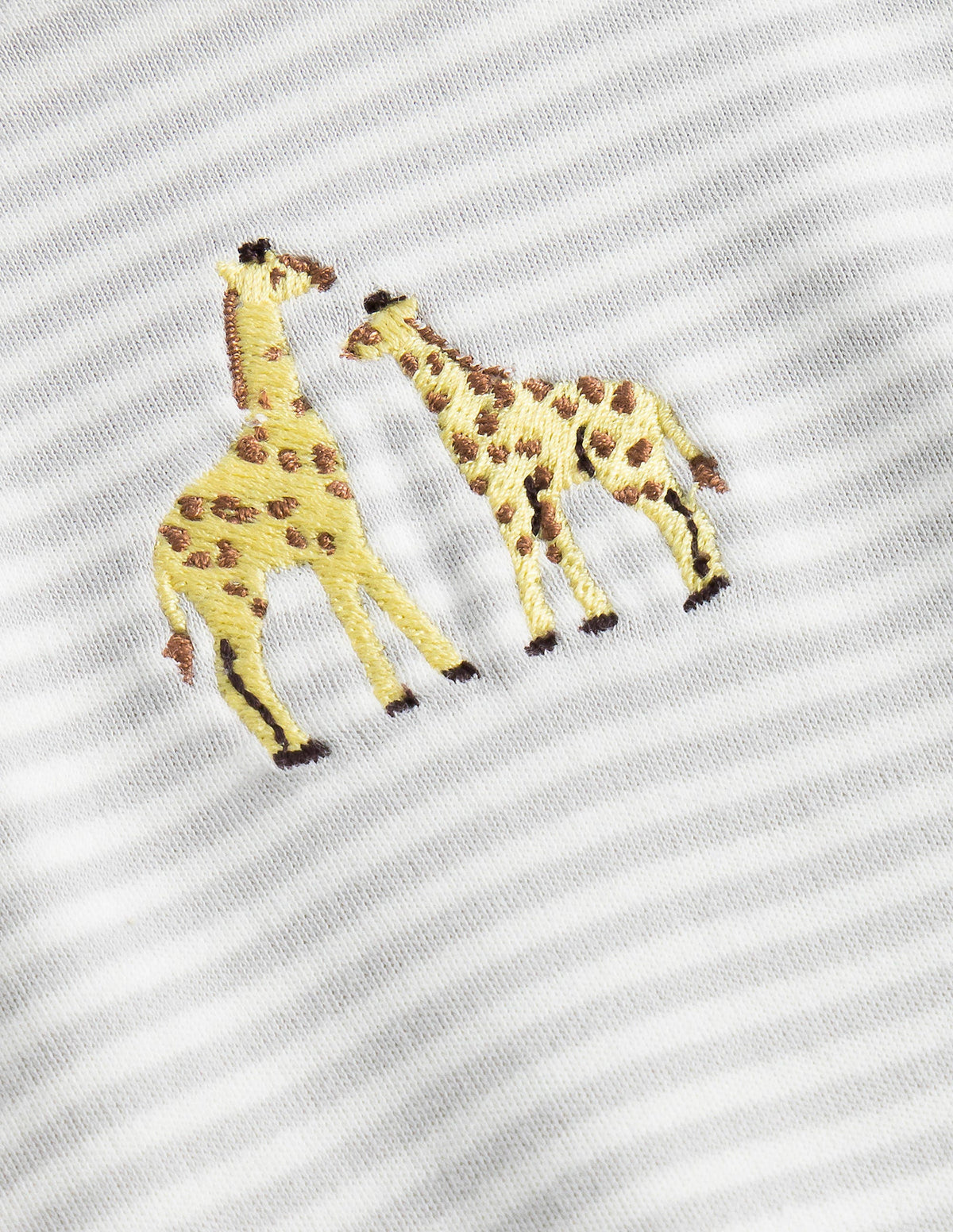 GOTS Newborn Outfit Romper-Ivory Noahs Ark - Image 3
