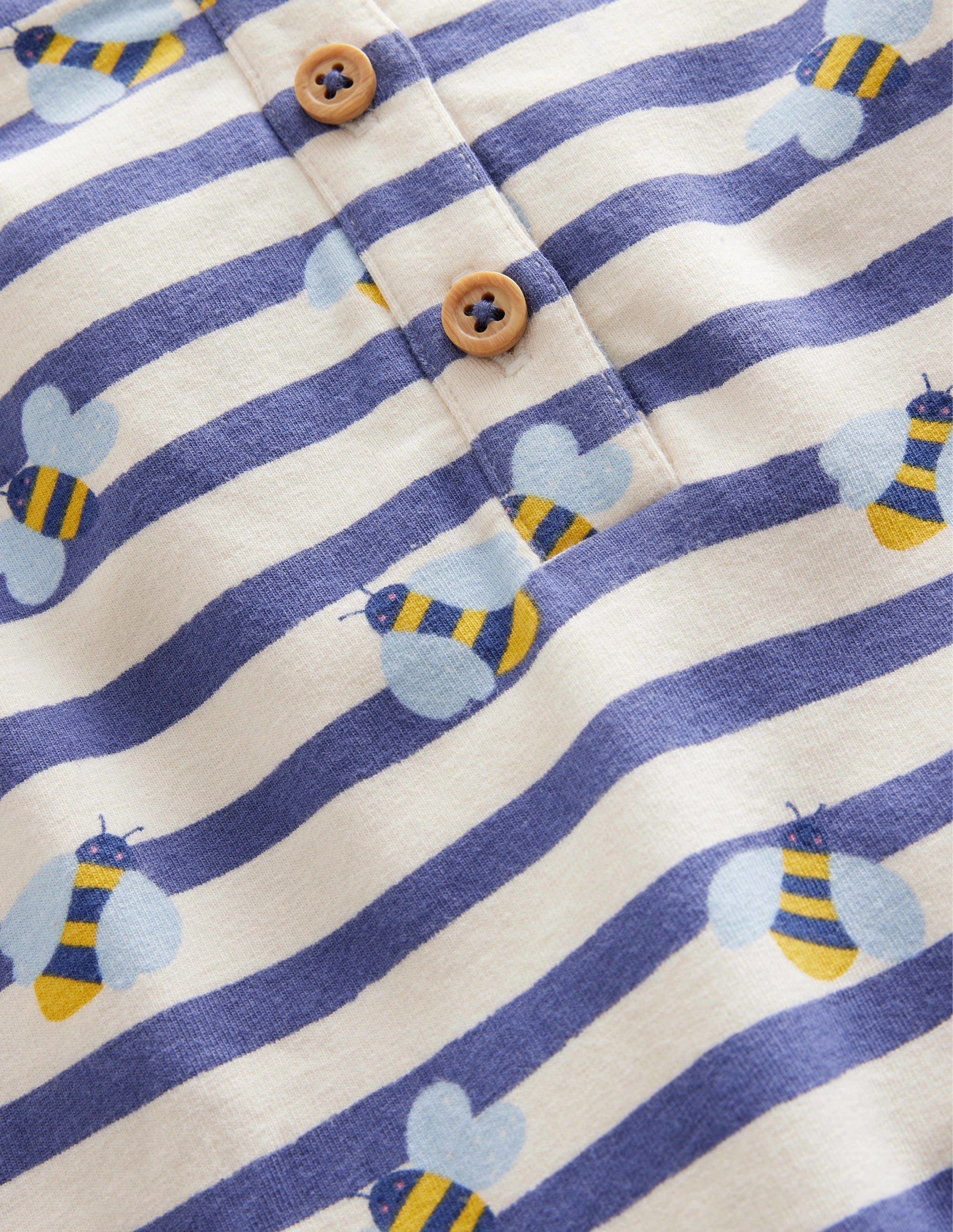 Jersey Dungarees-Bees-3