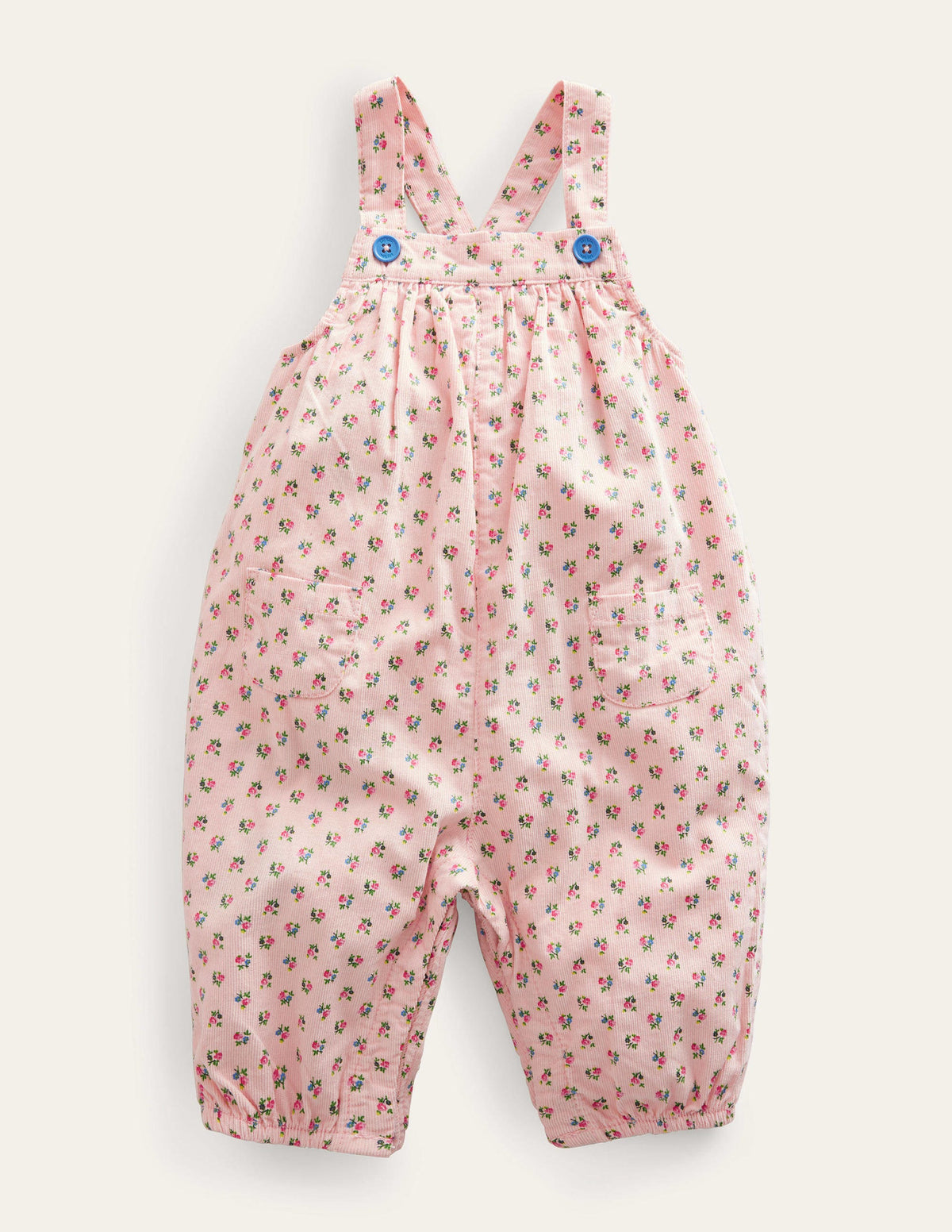 Woven Dungaree-Provence Dusty Pink-1