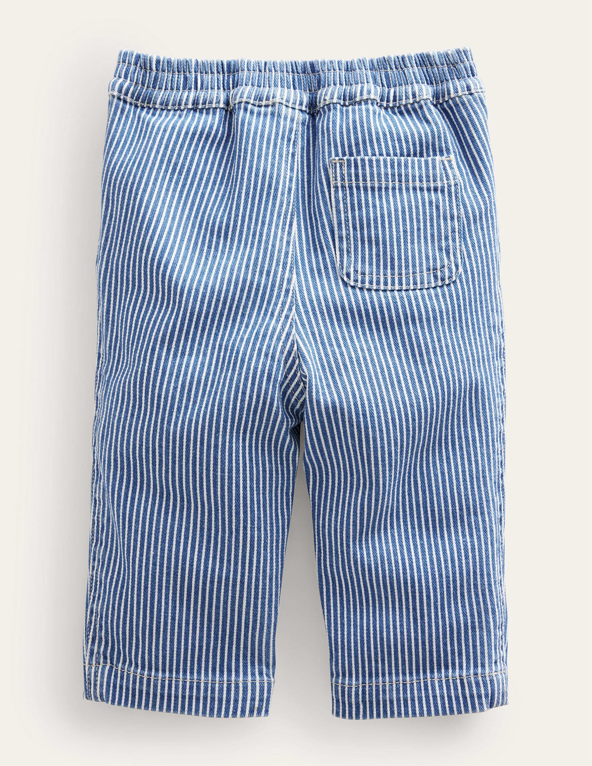 Woven Bottoms-Penzance Blue/ Ivory - Image 2
