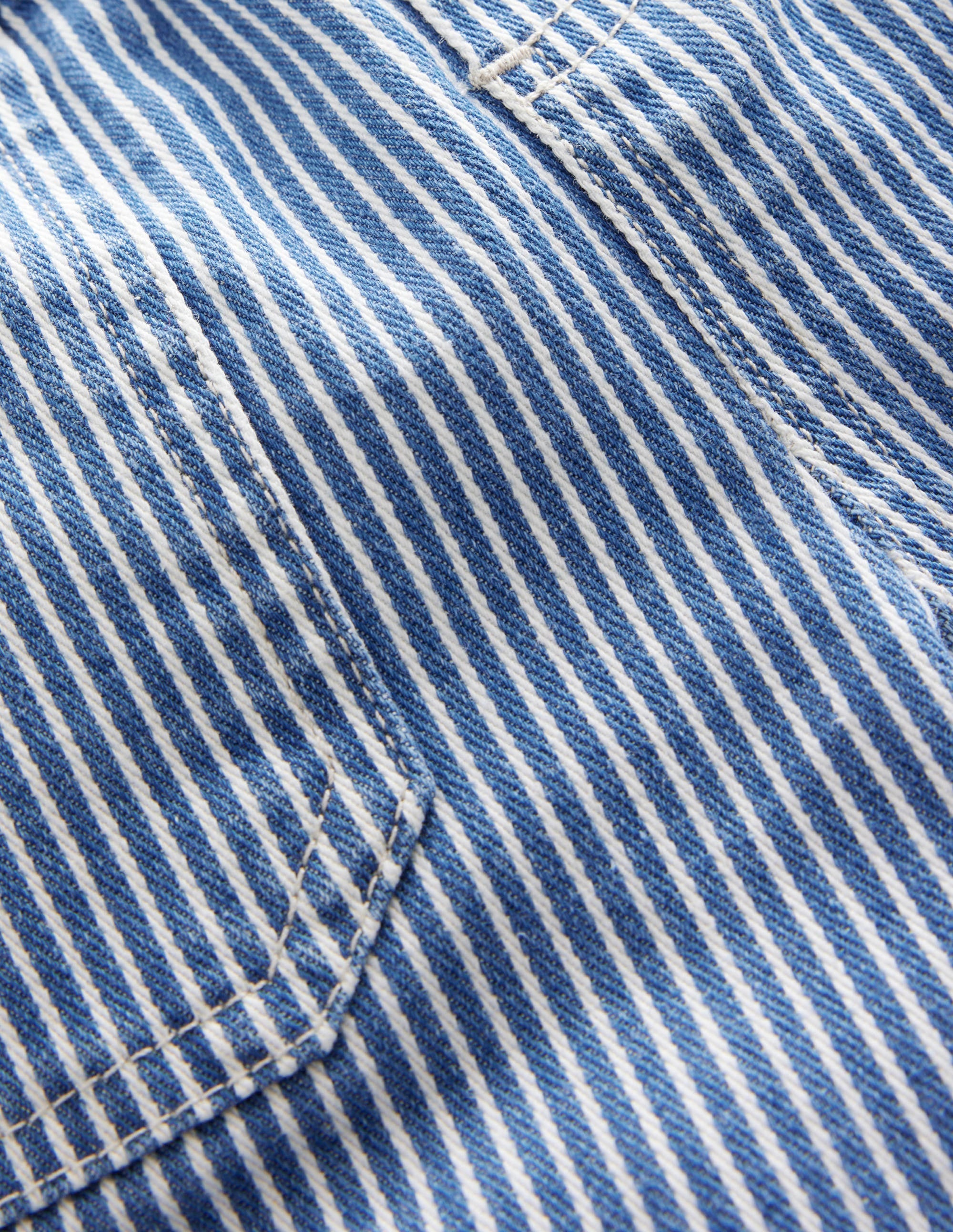 Woven Bottoms-Penzance Blue/ Ivory - Image 3