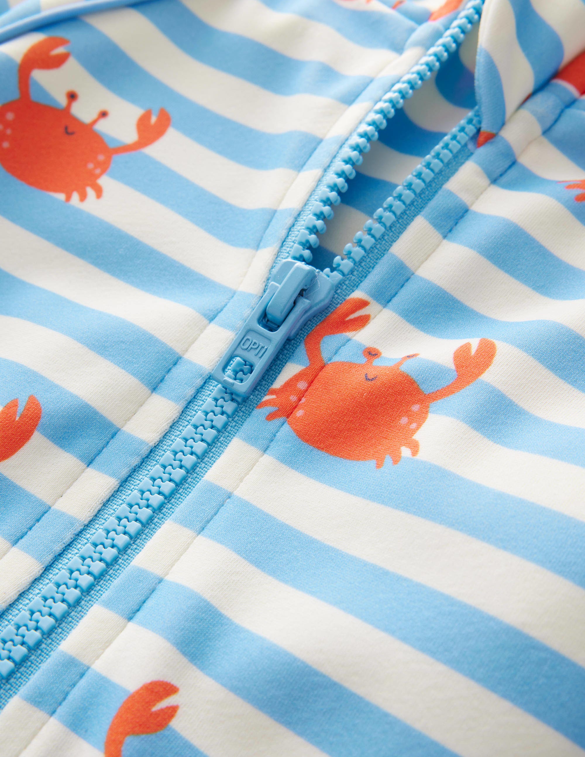 Printed Surf Suit-Bonnie Blue Crab Stripe - Image 3