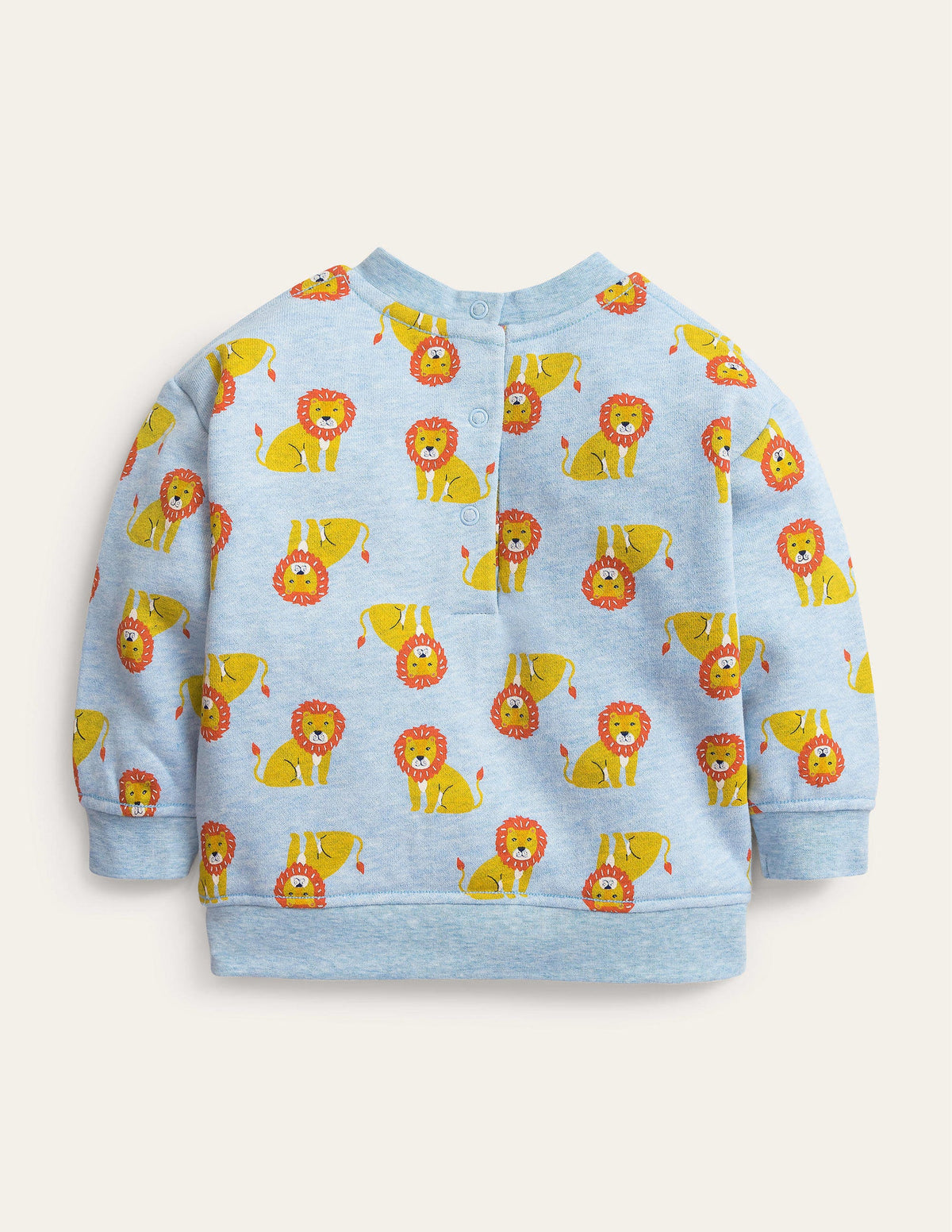 Relaxed Sweatshirt-Pebble Blue Lions-2
