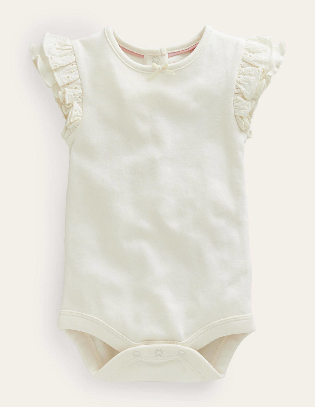 Broderie Sleeve Body-Ivory - Image 1