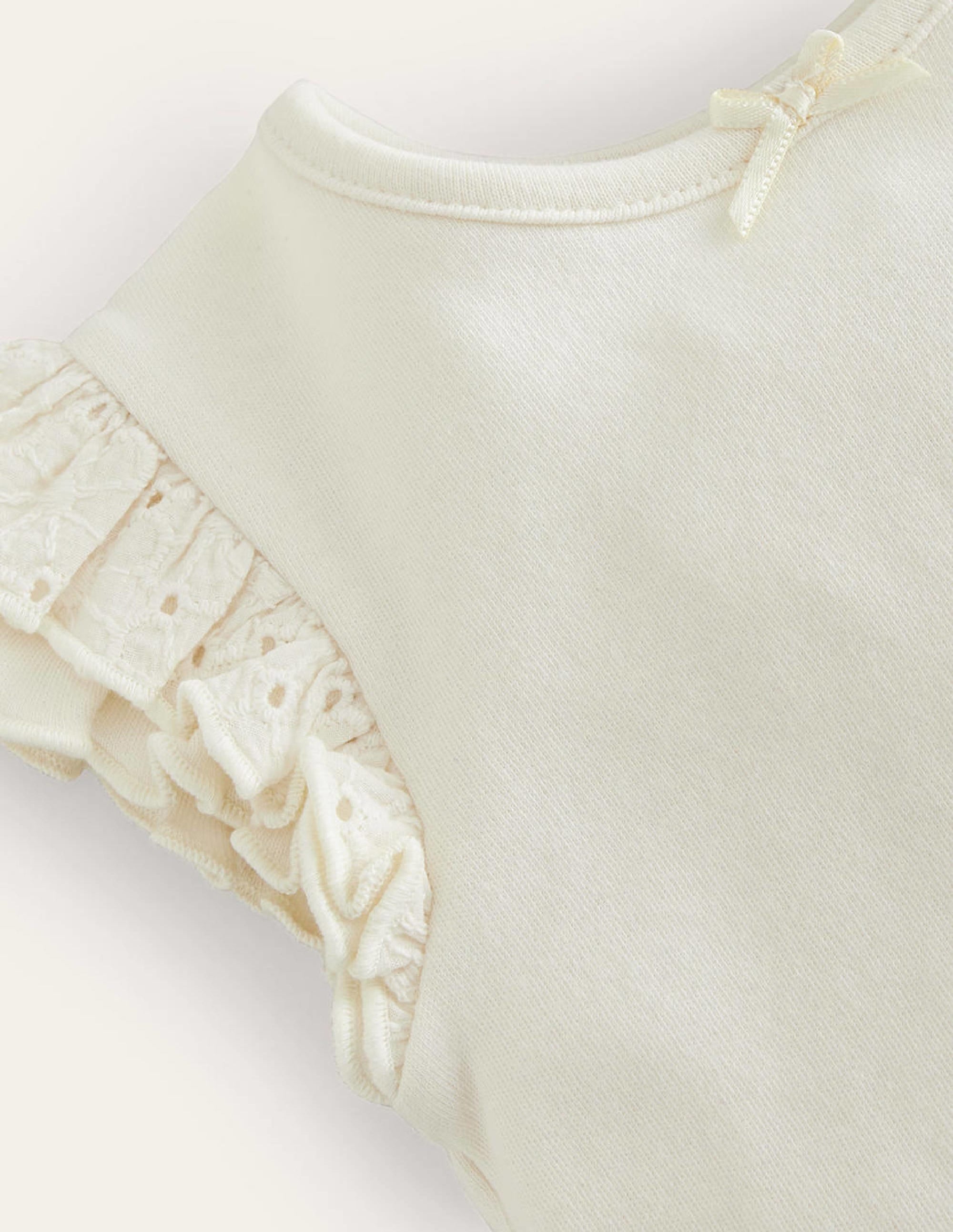Broderie Sleeve Body-Ivory - Image 3