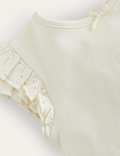Broderie Sleeve Body-Ivory-3