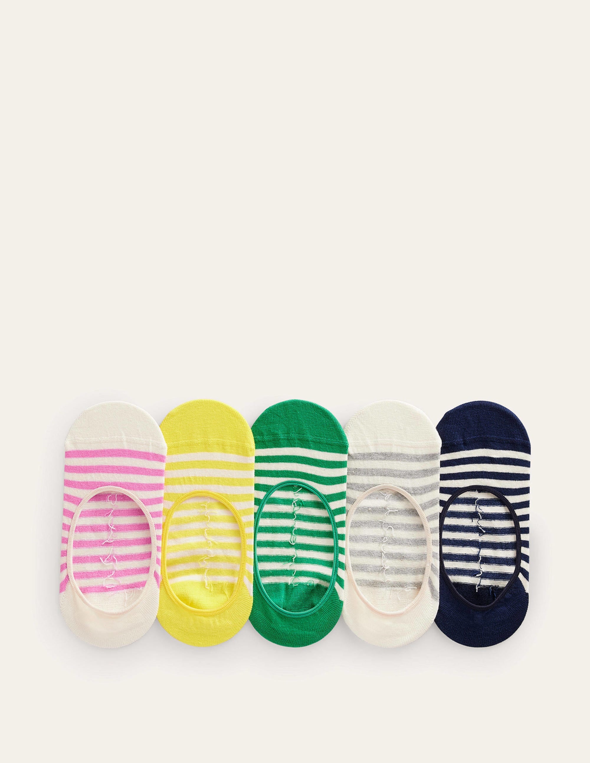 5 Pack Secret Socks-Breton Stripe - Image 1