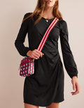 Canvas Cross-Body Bag-Hot Pepper Chevron Geo