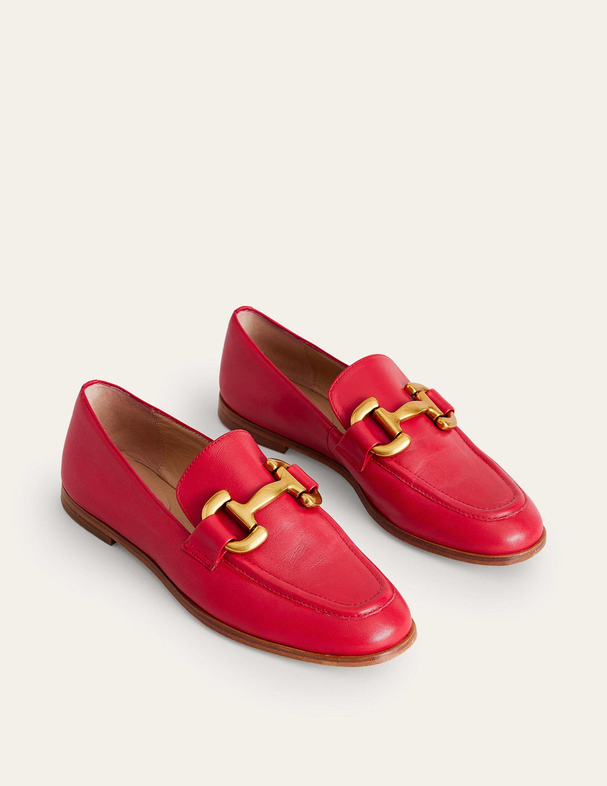 Iris Snaffle Loafers-Pillarbox Red - Image 3