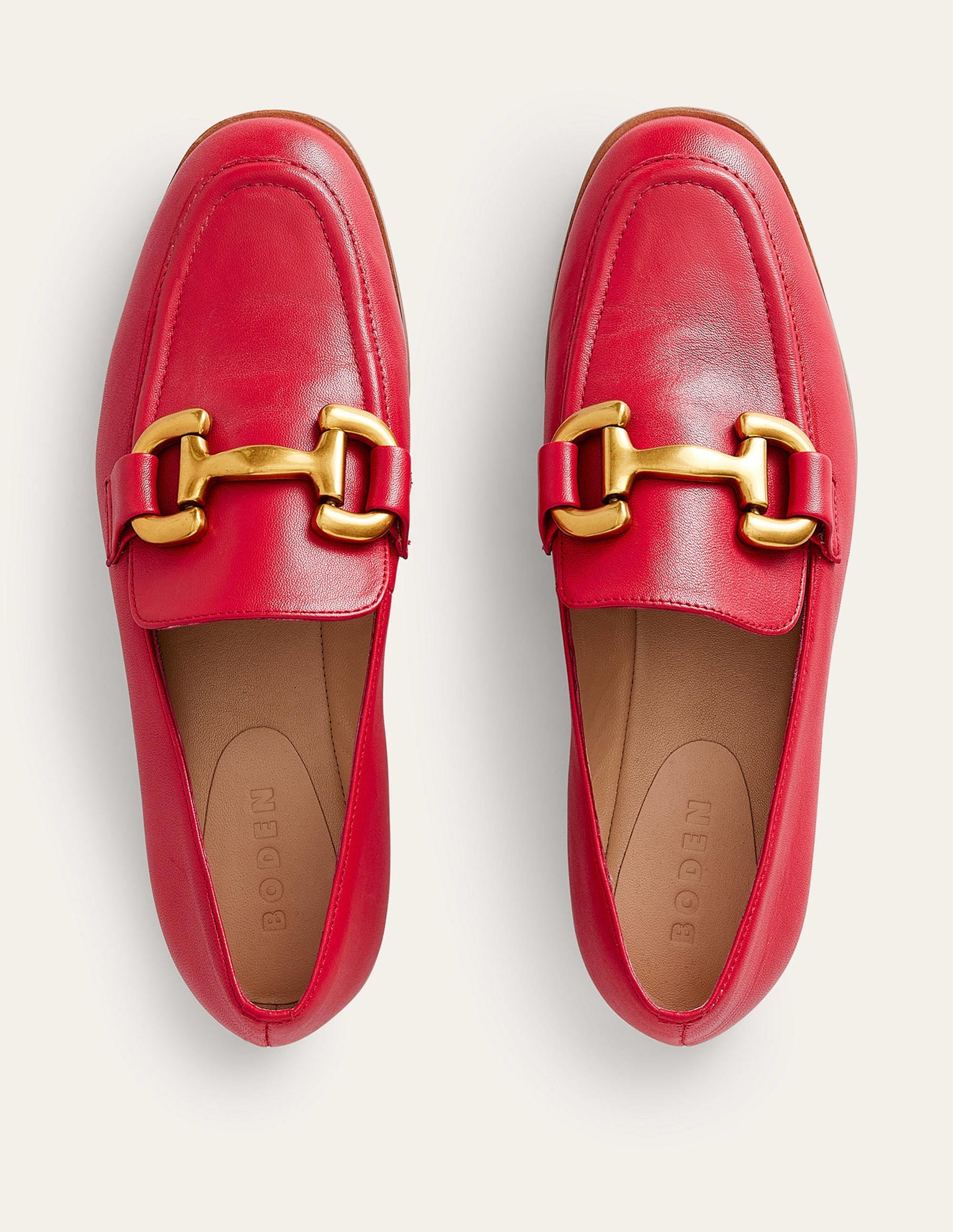 Iris Snaffle Loafers-Pillarbox Red - Image 5