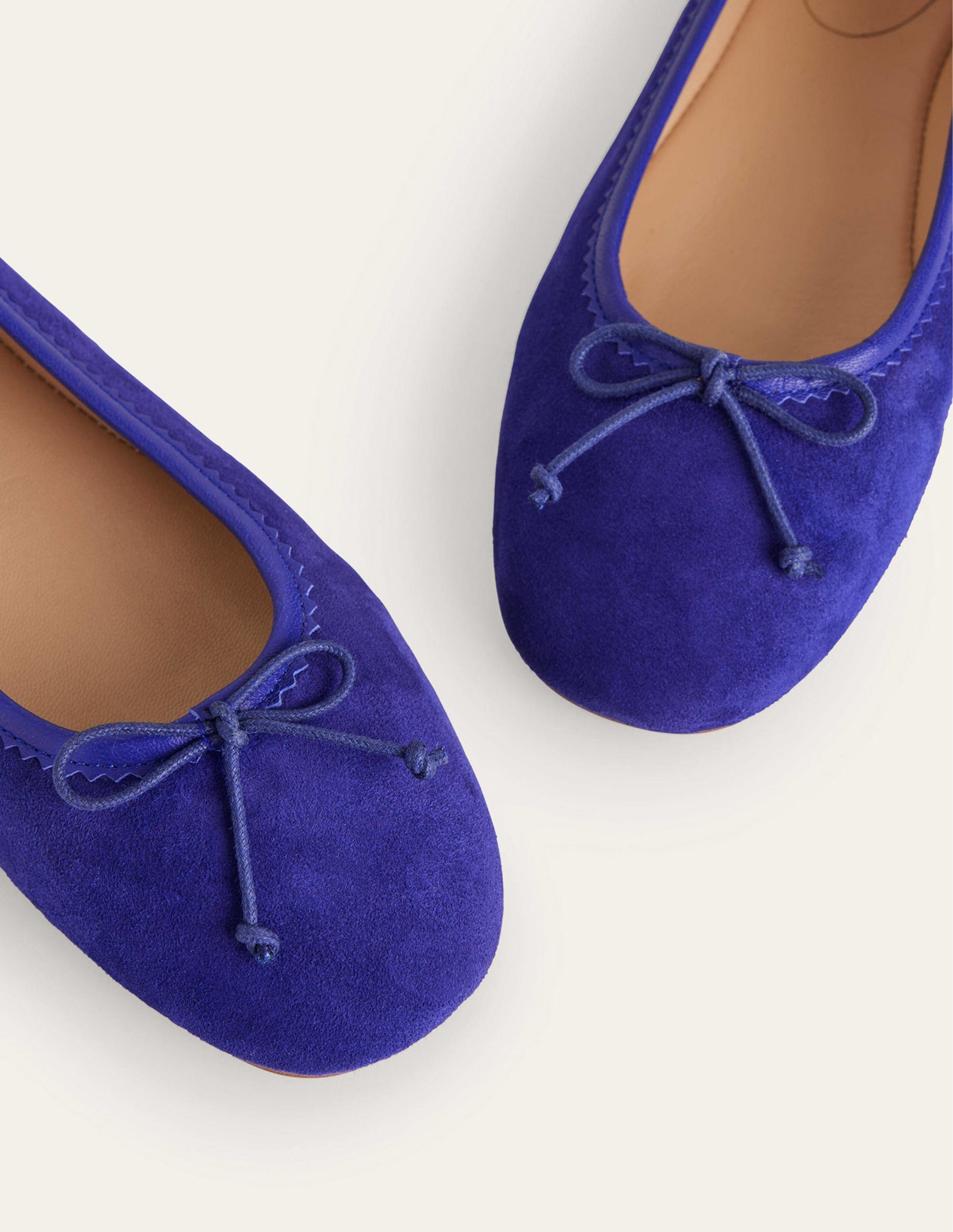 Kitty Flexi Sole Ballet Pumps-Lapis Blue Suede-4