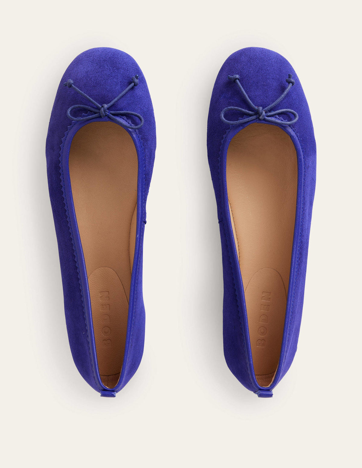 Kitty Flexi Sole Ballet Pumps-Lapis Blue Suede-5