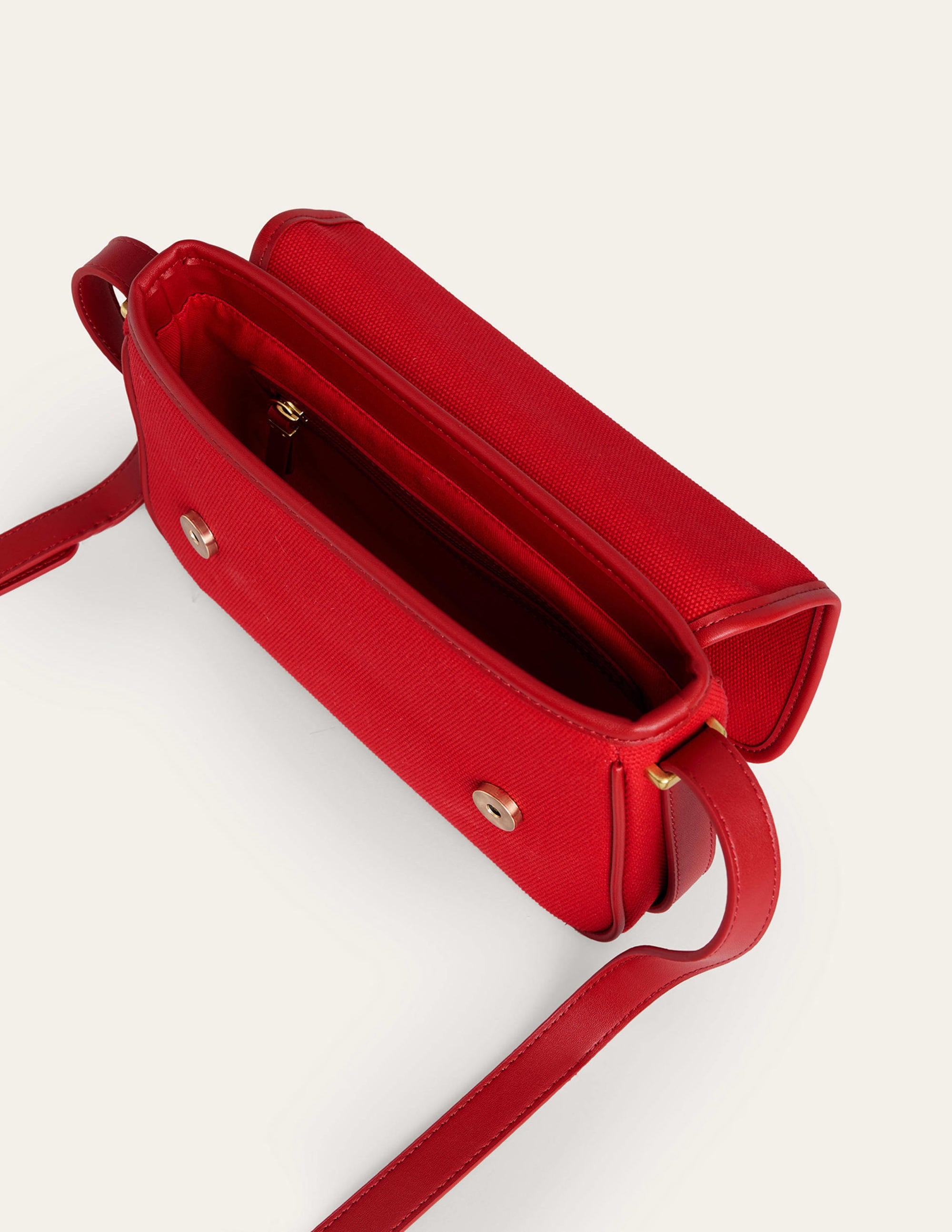 Structured Cross-Body Bag-Hot Pepper - Image 5