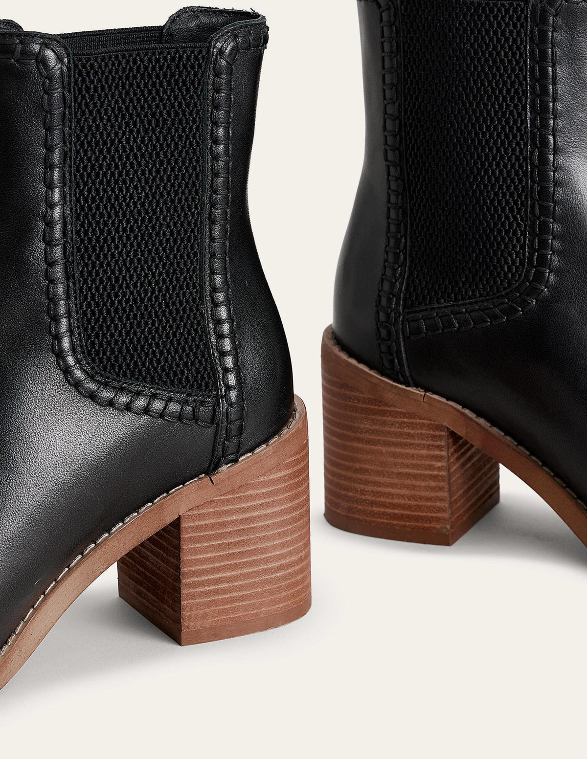 Block-Heel Chelsea Boots-Black-4