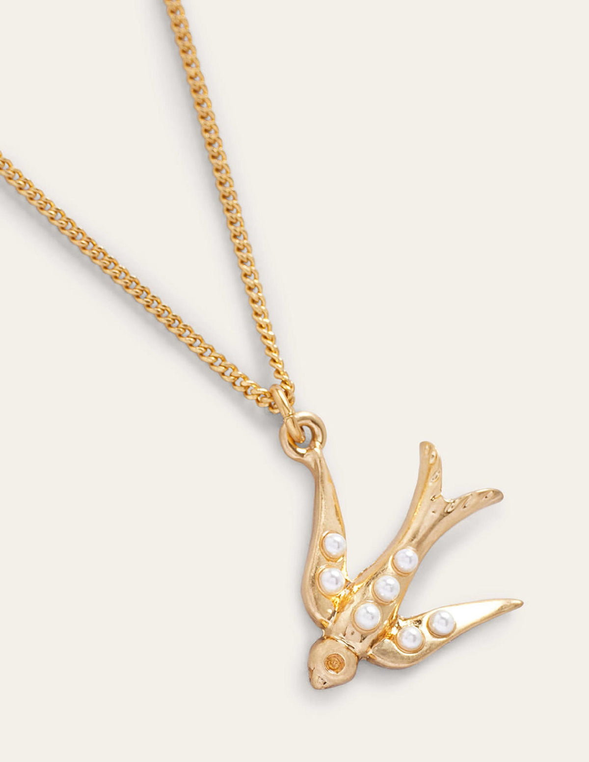 Layering Charm Necklace-Swallow-3