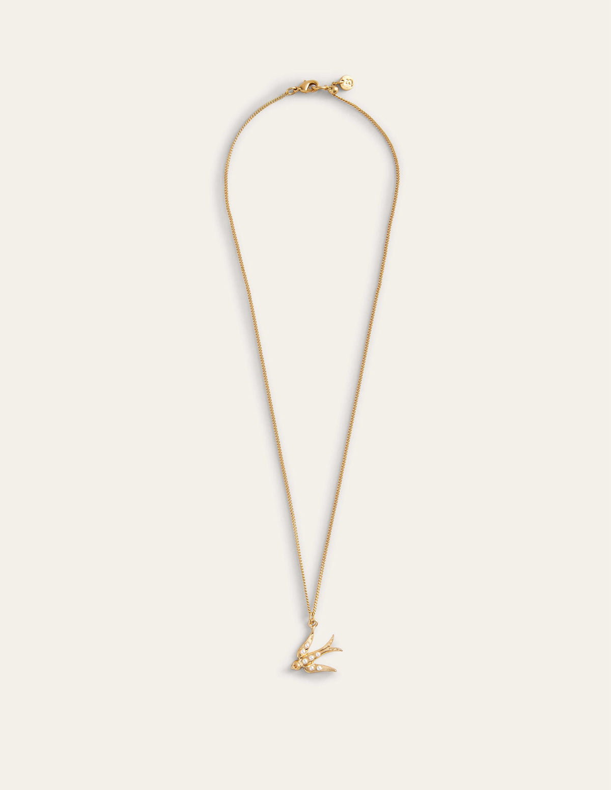 Layering Charm Necklace-Swallow - Image 2