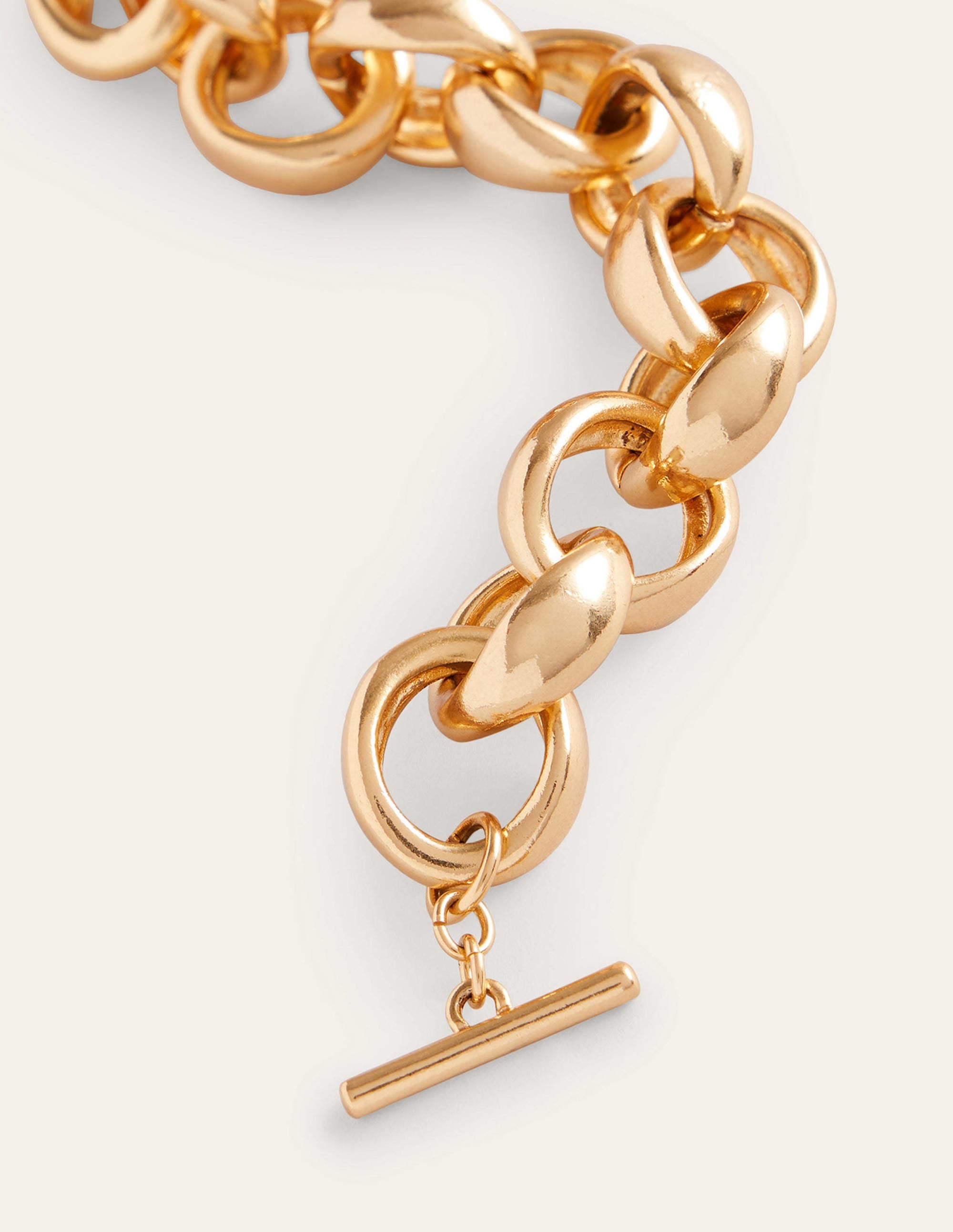 Chunky Chain Bracelet-Gold - Image 3