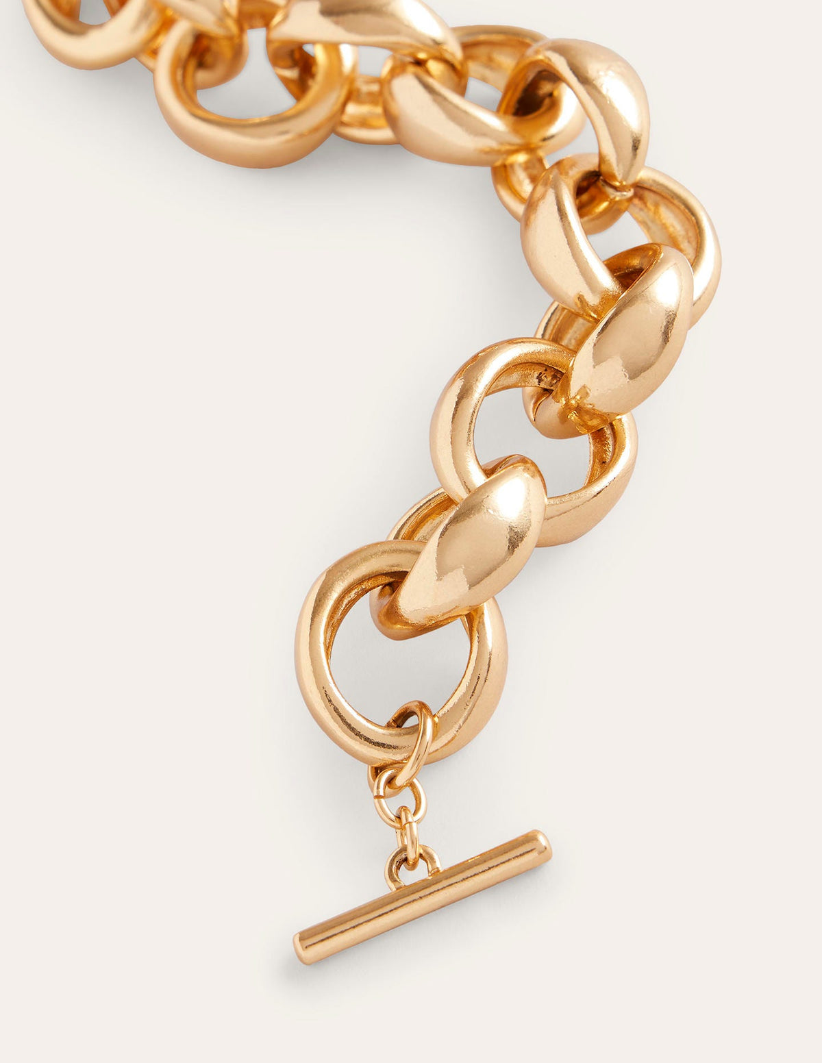 Chunky Chain Bracelet-Gold - Image 4