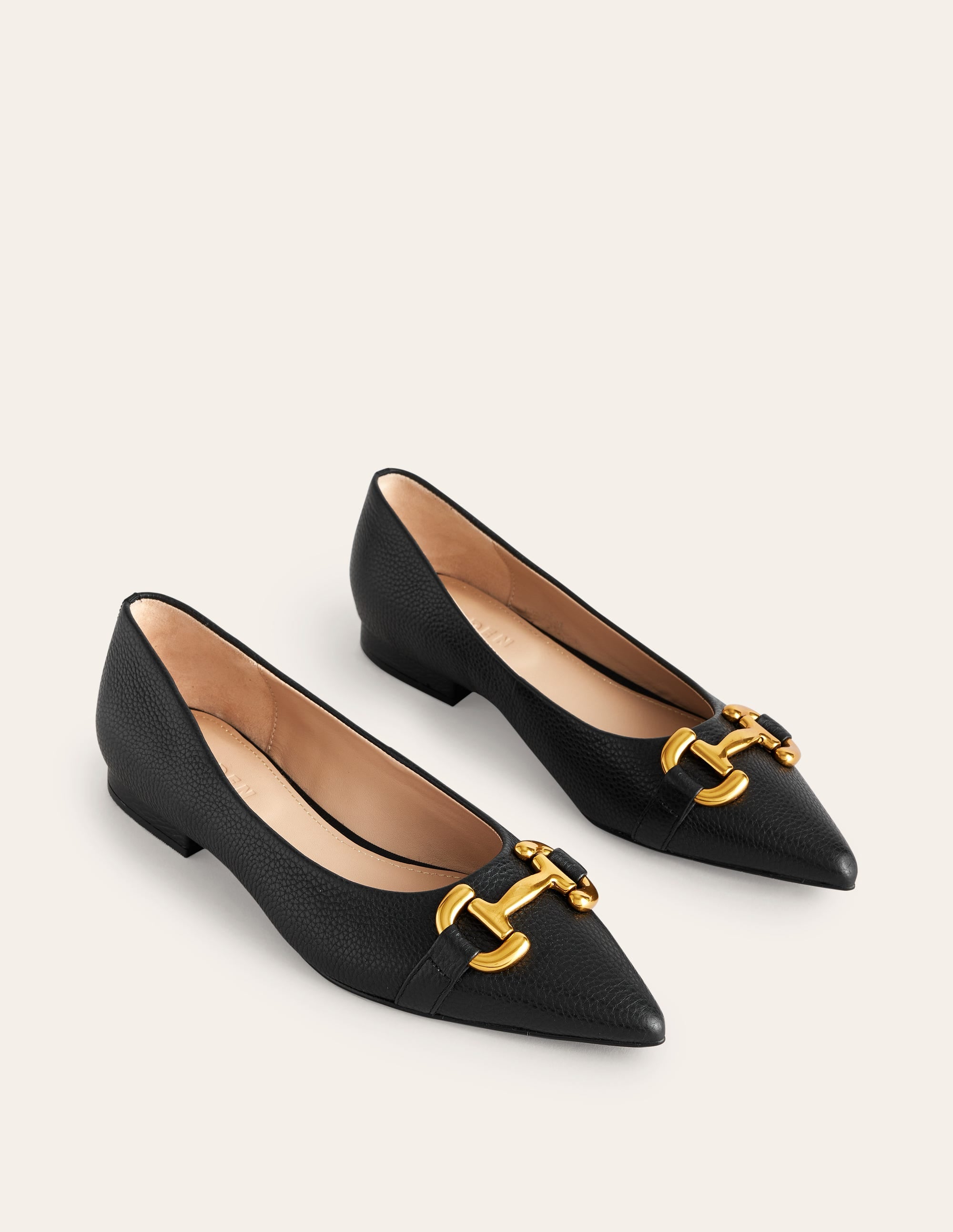 Iris Snaffle Ballet Flat-Black - Image 3