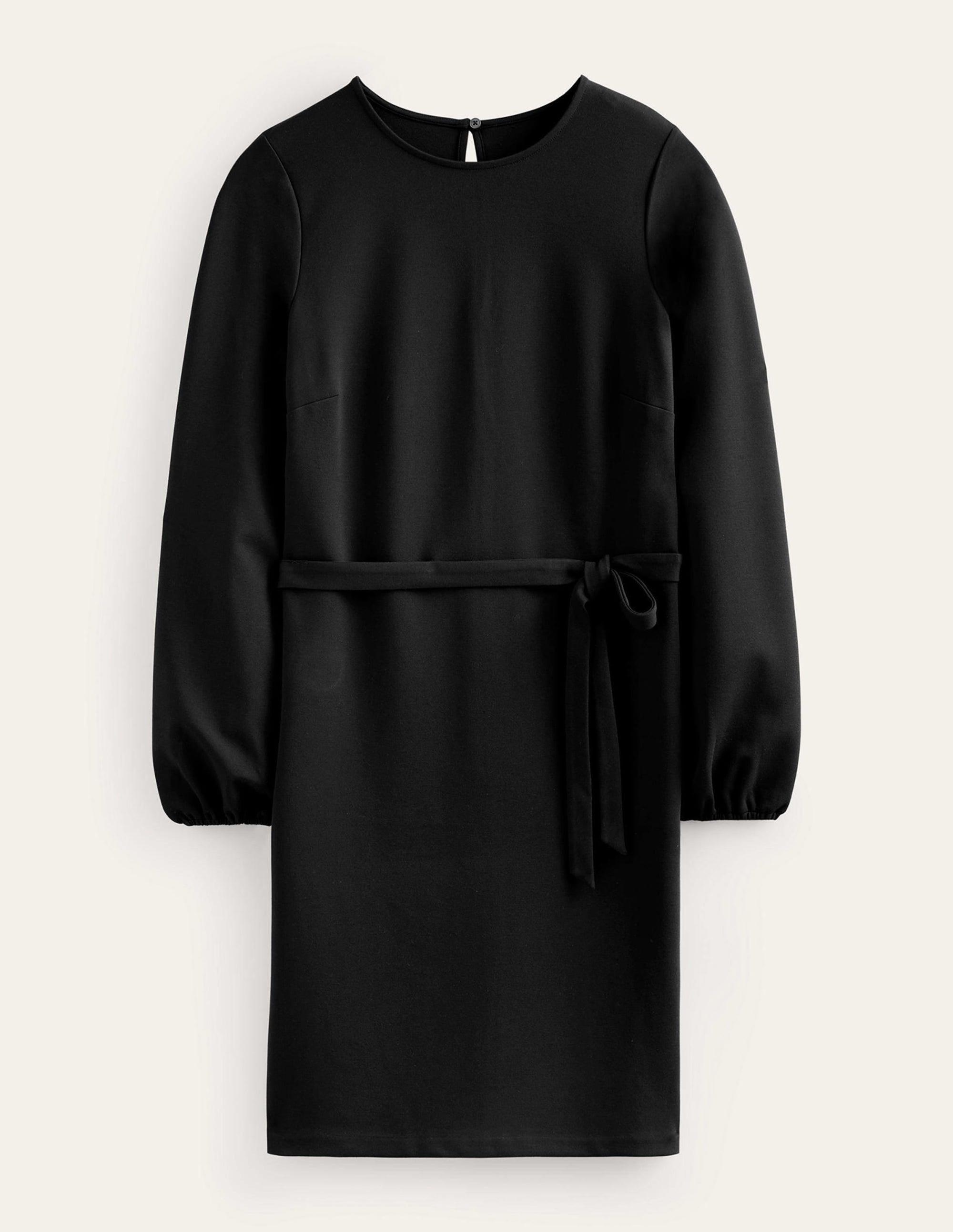Violet Ponte Shift Dress-Black - Image 5