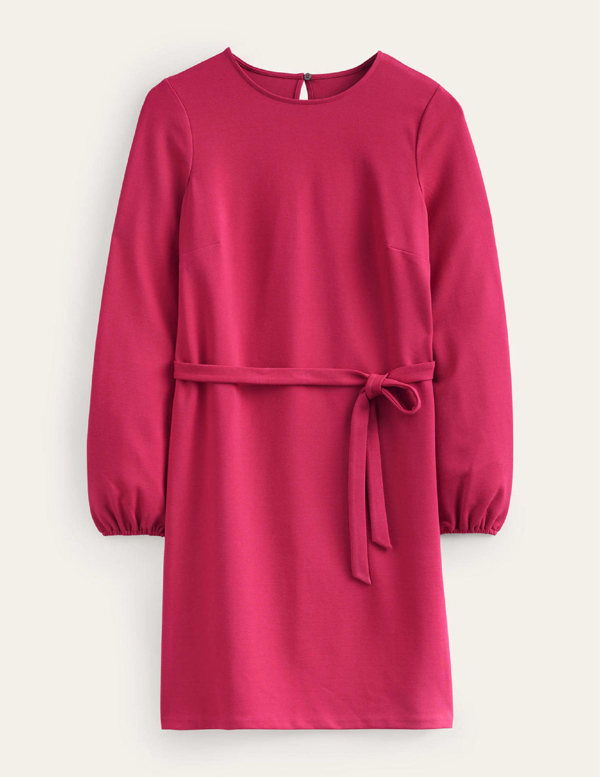 Violet Ponte Shift Dress-Warm Cranberry-7