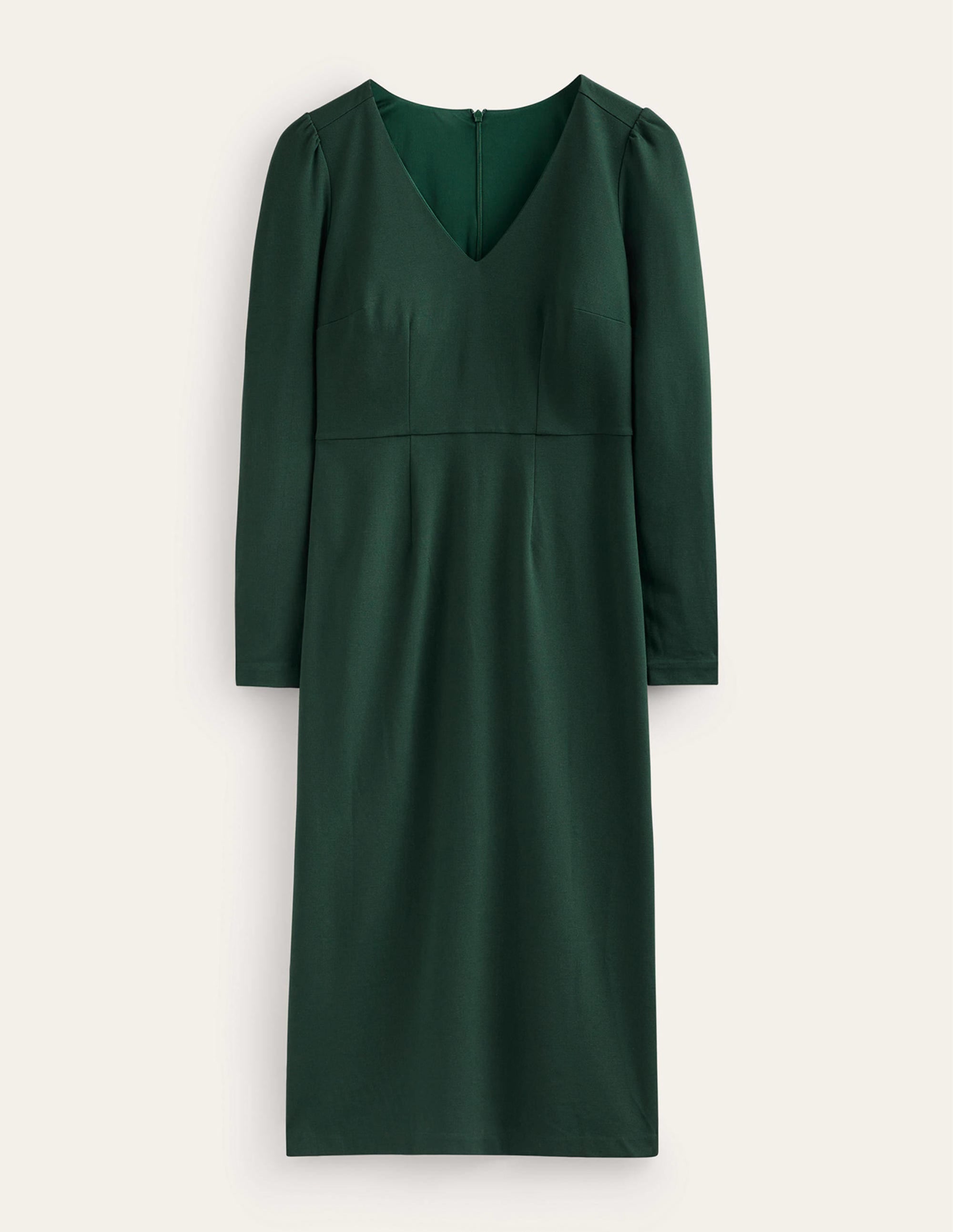 Bethany Ponte Midi Dress-Chatsworth Green - Image 5