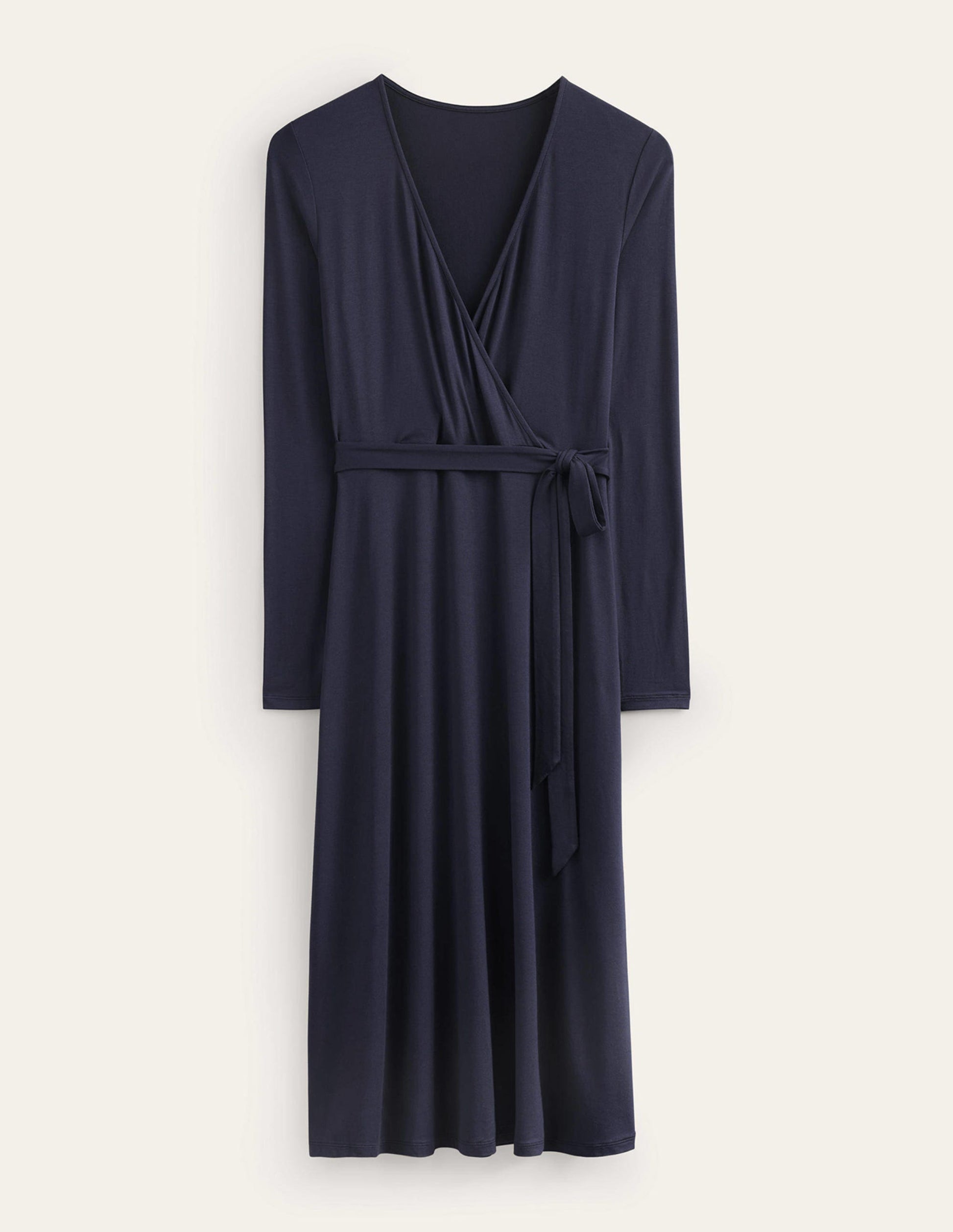 Nina Jersey Midi Dress-Navy-5