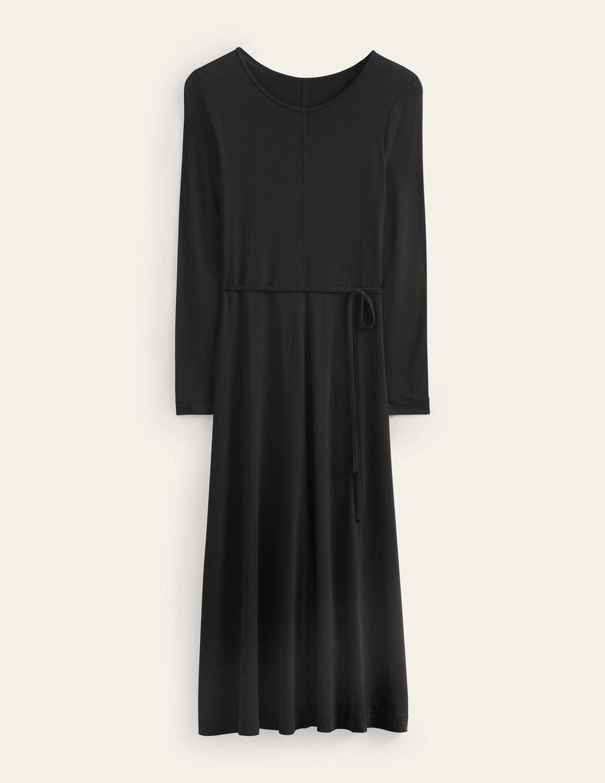 Lucy Jersey Midi Dress-Black-5