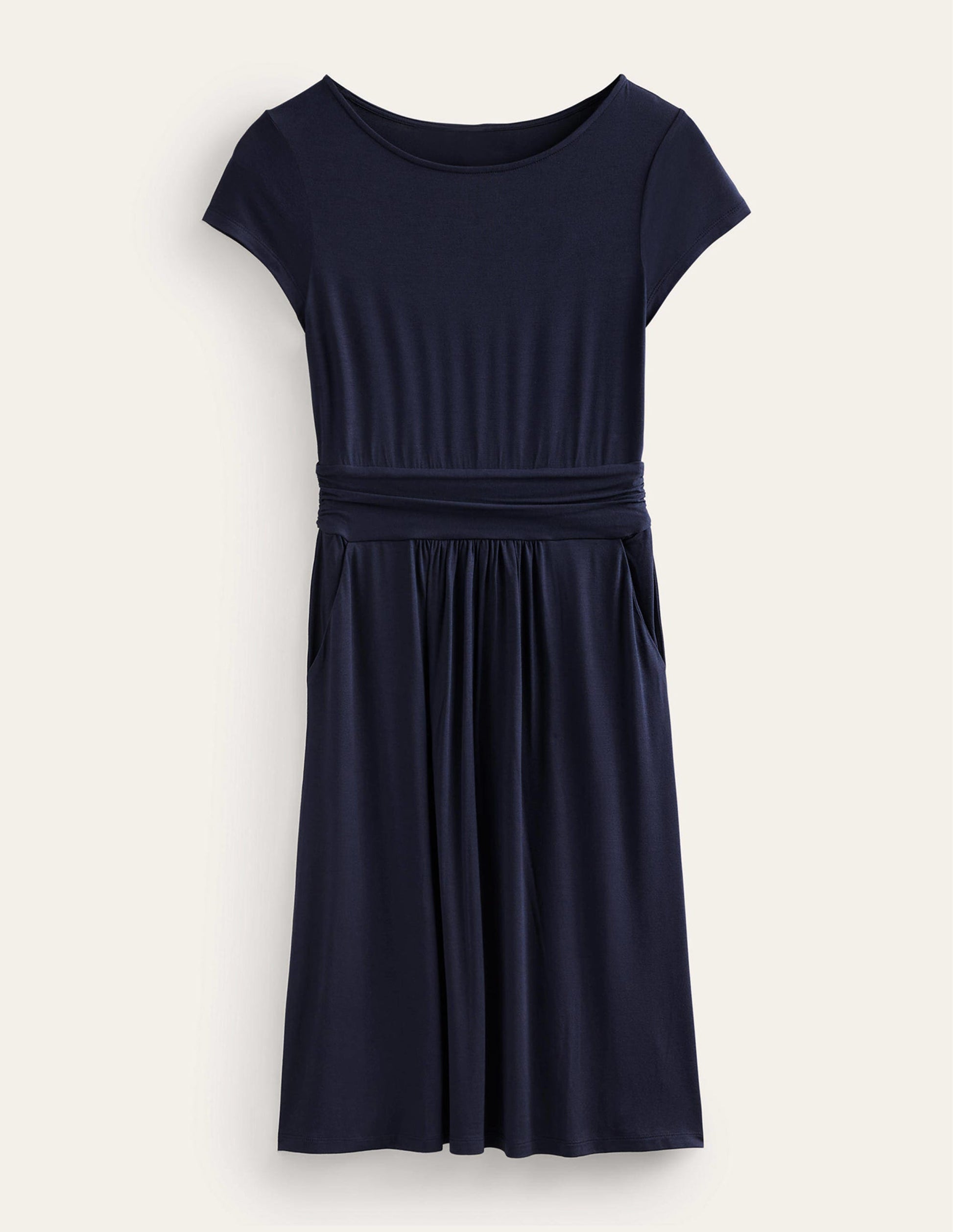 Amelie Jersey Dress-Navy-7