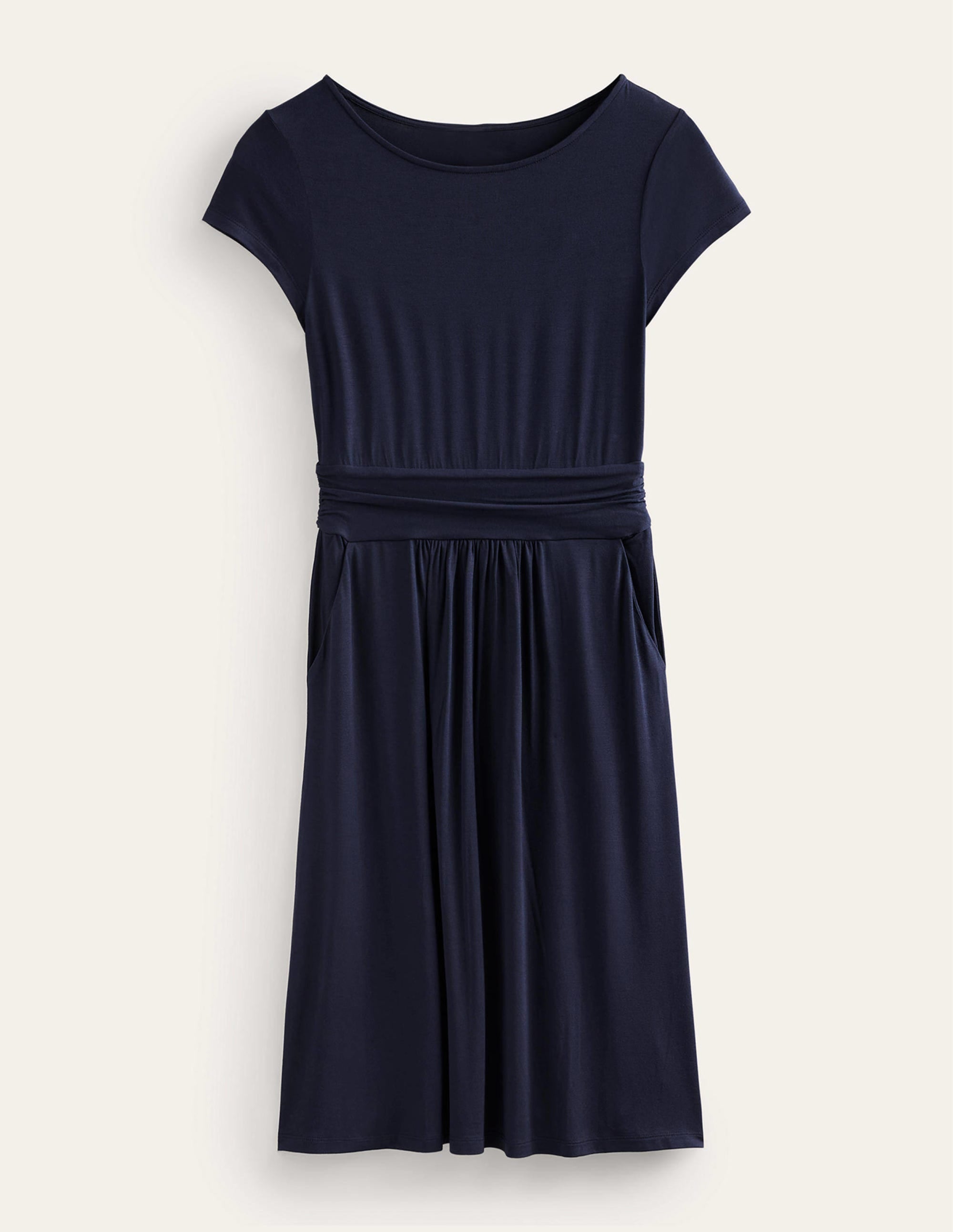 Amelie Jersey Dress-Navy - Image 7