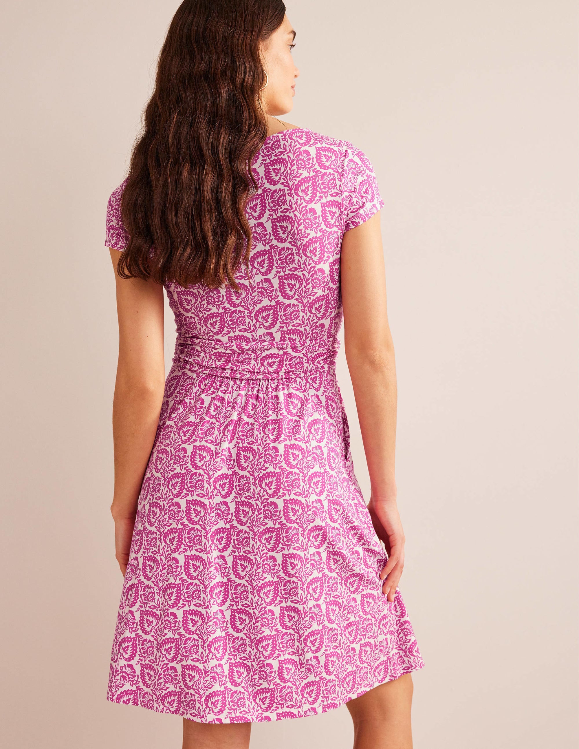 Amelie Jersey Dress-Phlox Pink, Oak Terrace - Image 3
