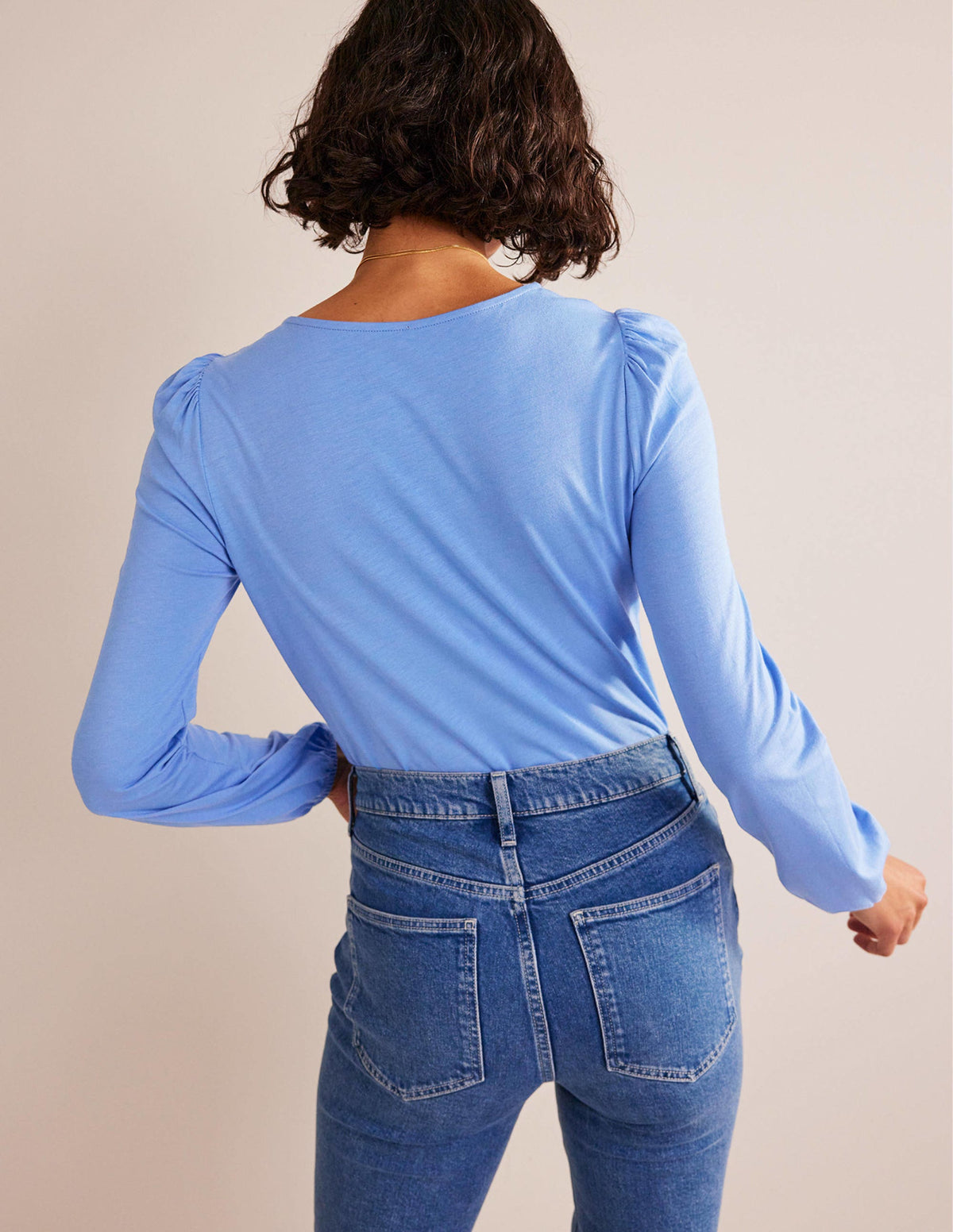 Supersoft Long Sleeve Top-Marina - Image 3