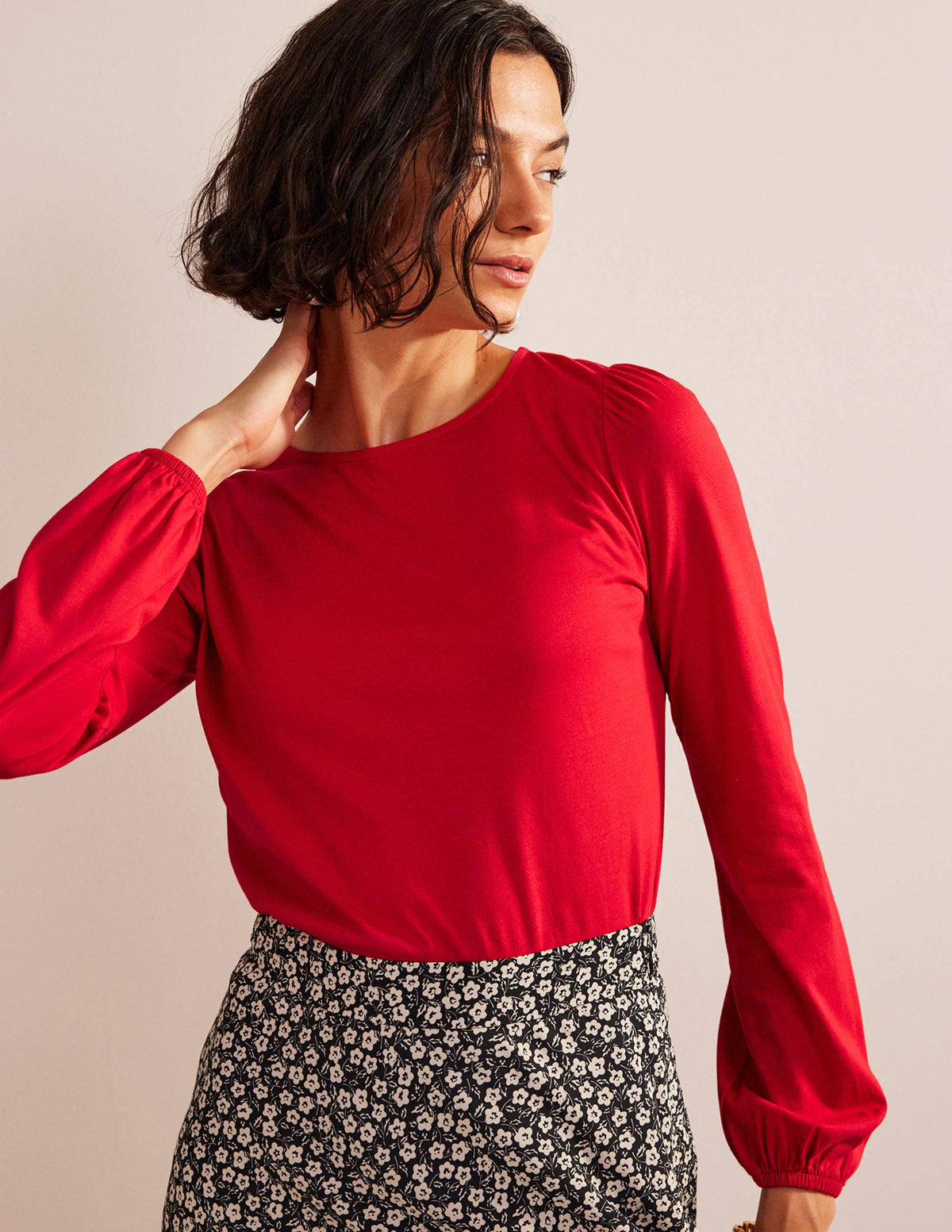 Supersoft Long Sleeve Top-Salsa-1