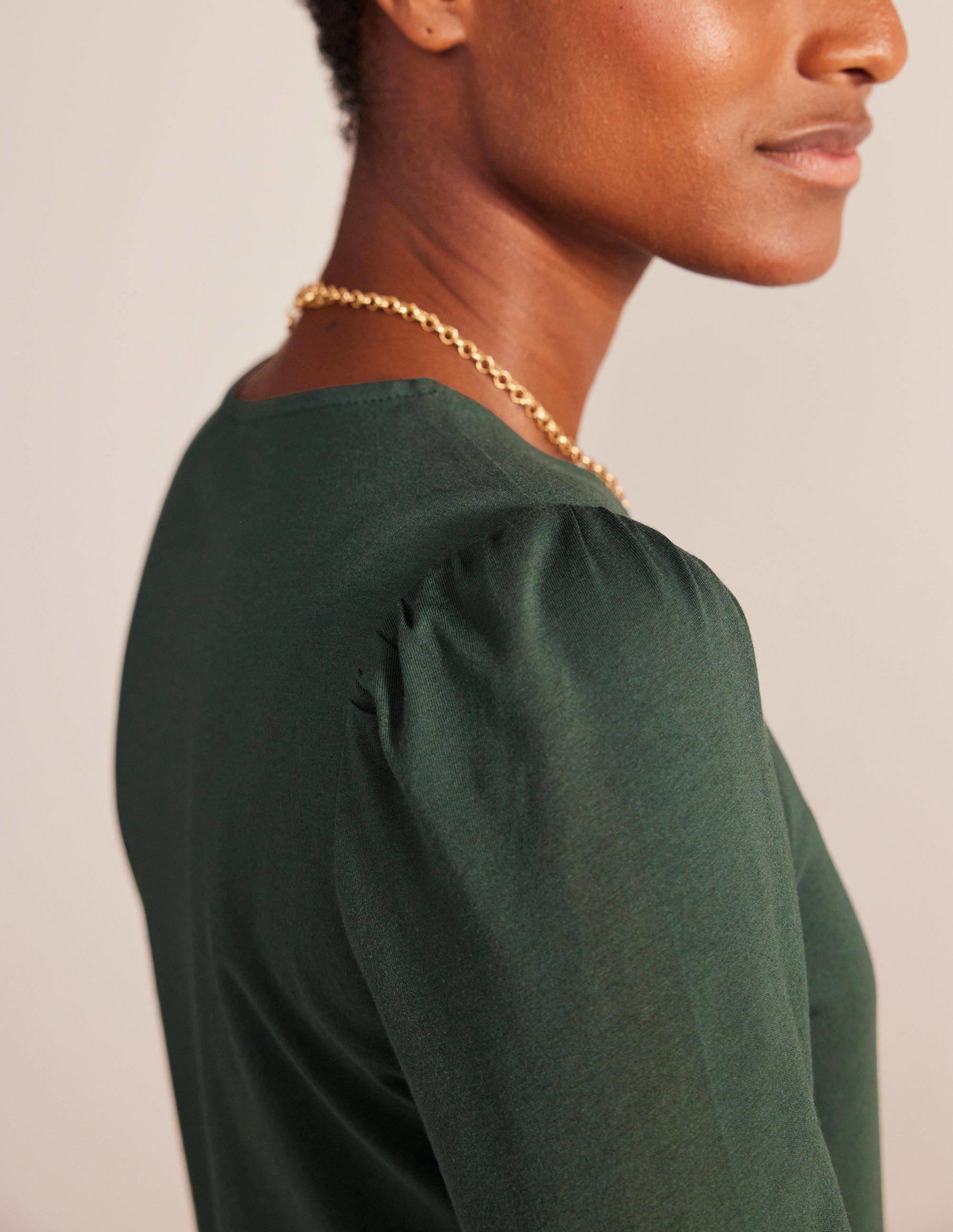 Supersoft Long Sleeve Top-Chatsworth Green - Image 2