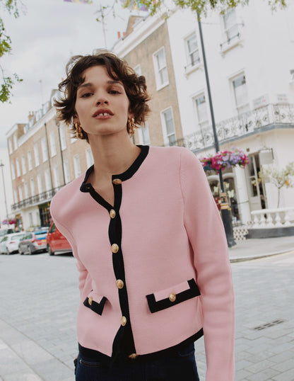 Holly Knitted Jacket-Spring Blossom Pink-6