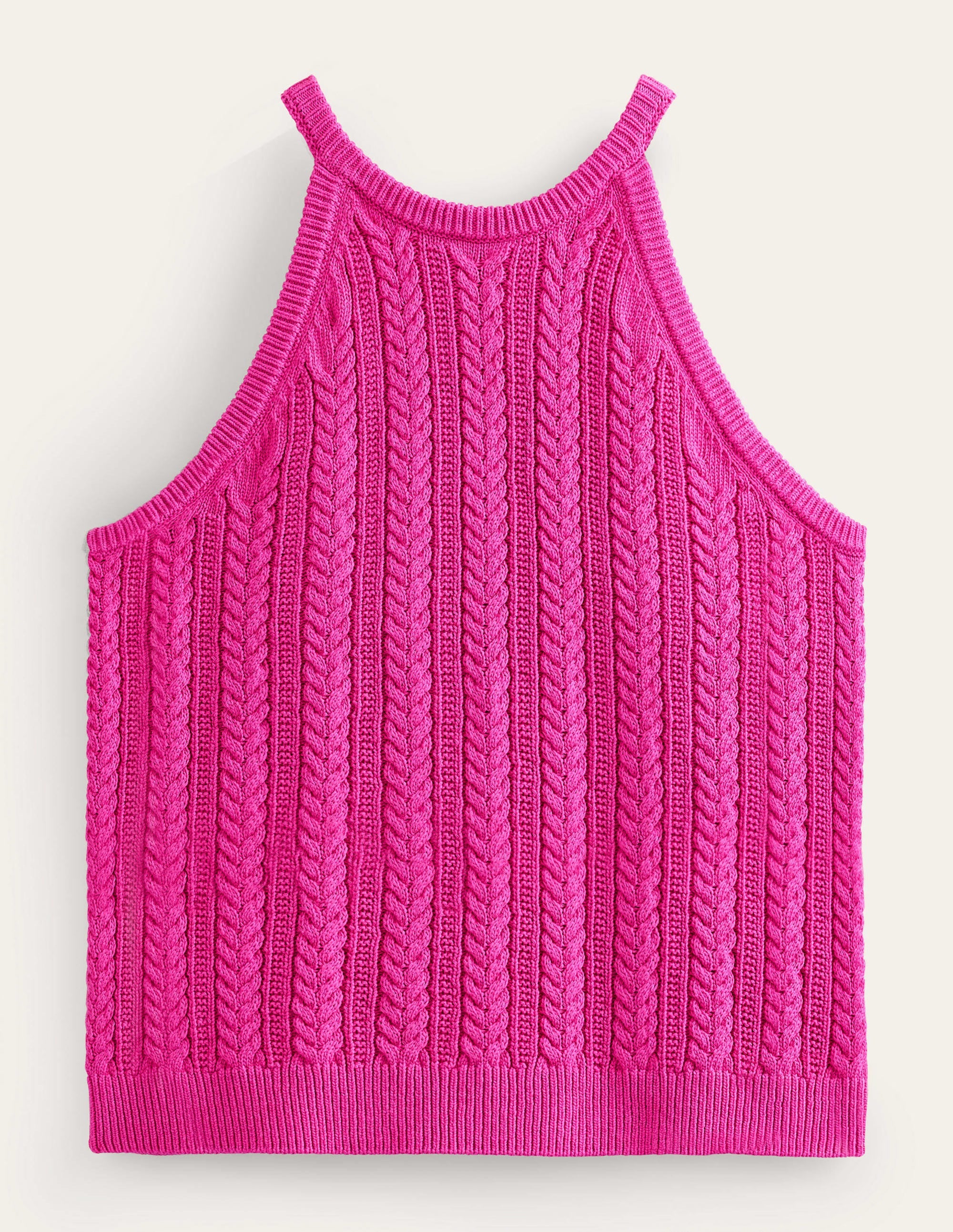 Stitch Knitted Tank-Phlox Pink - Image 5