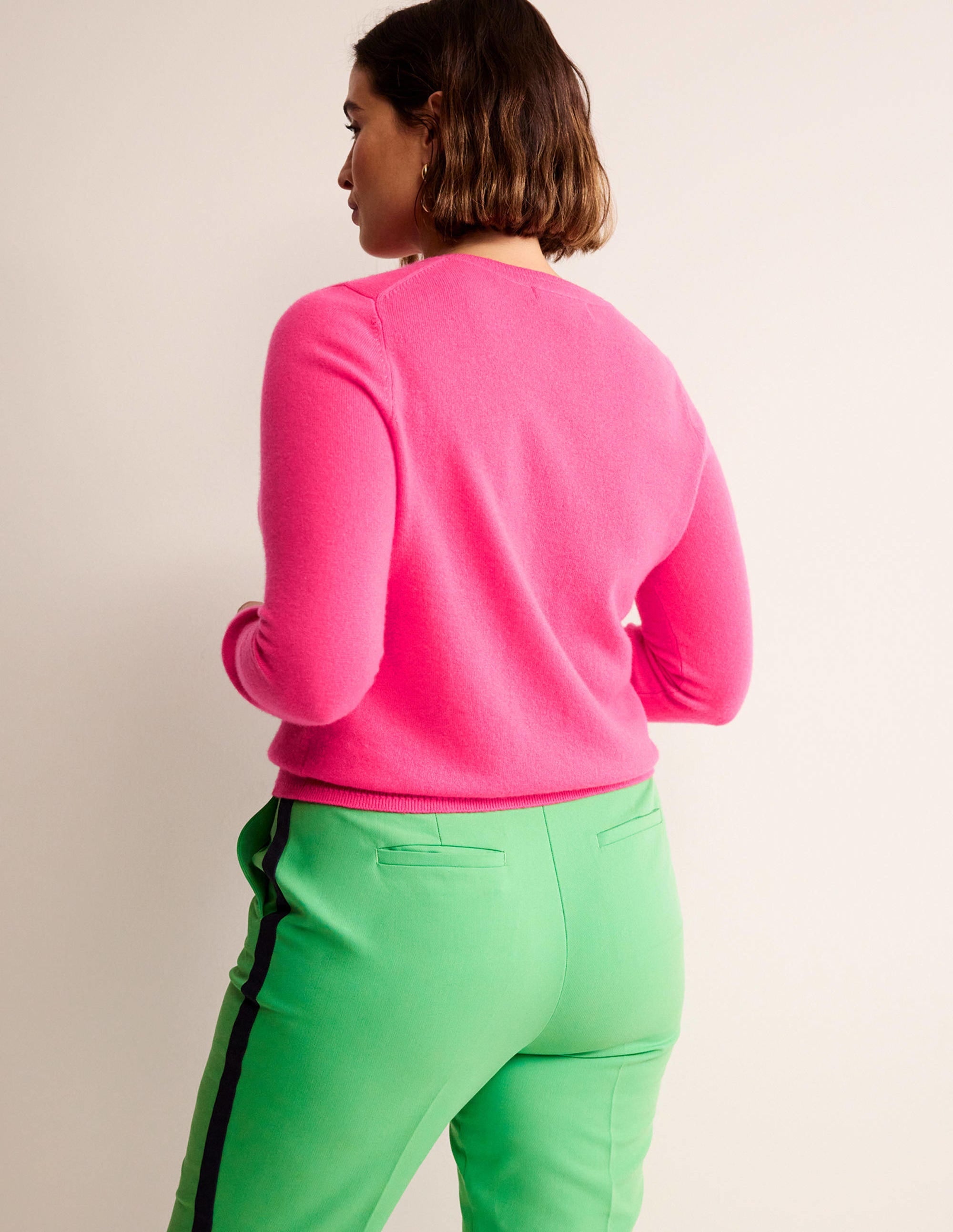 Eva Cashmere Crew Neck Jumper-Jazzy - Image 6