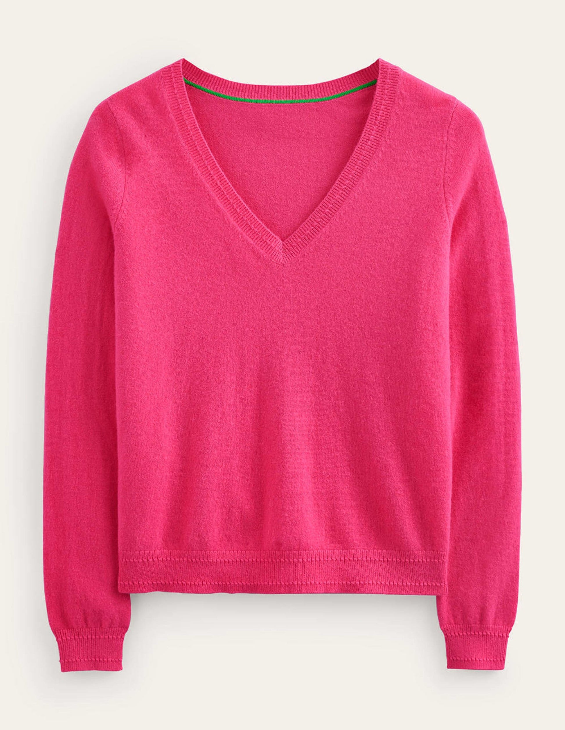 Eva Cashmere V-neck Jumper-Jazzy-5