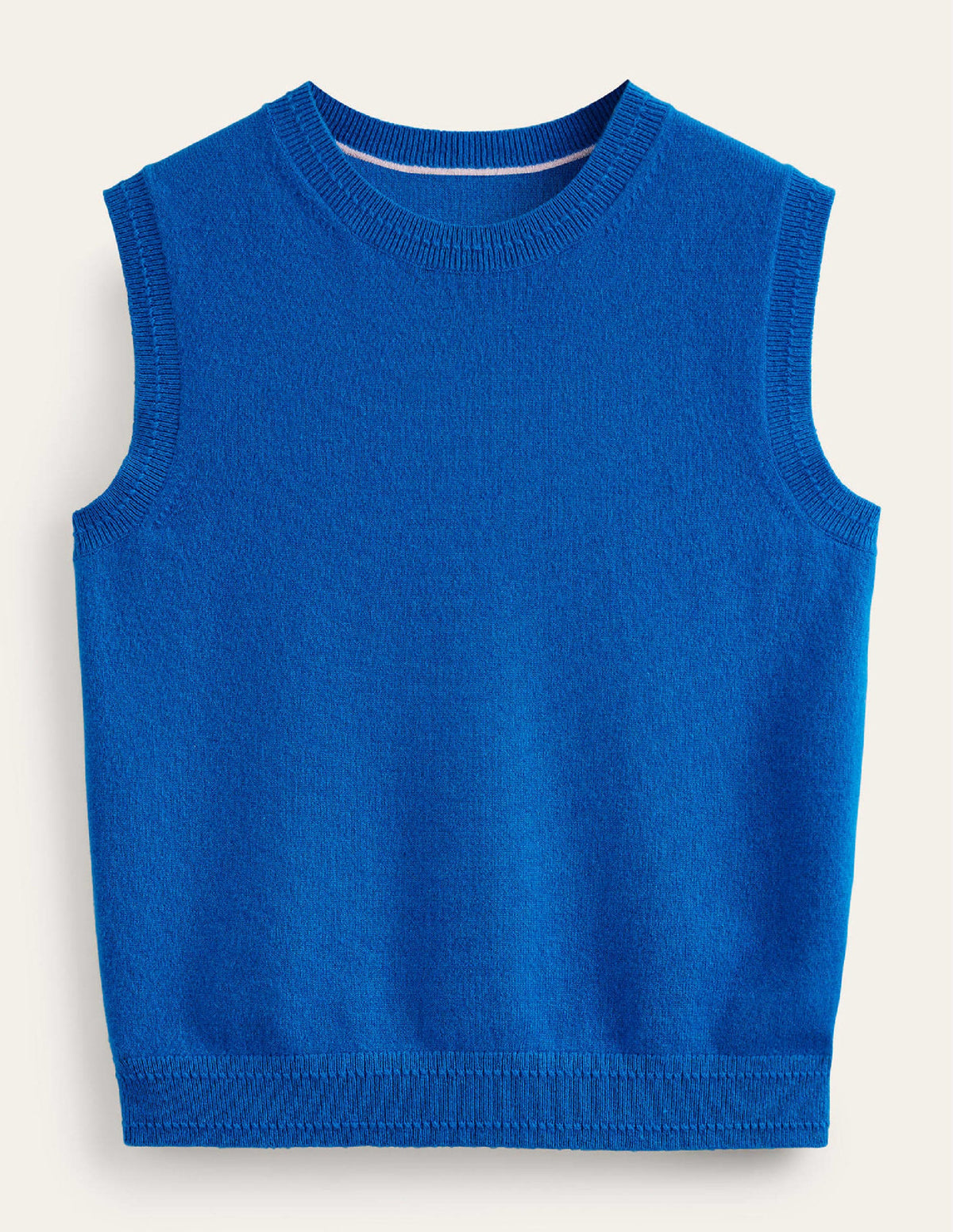 Eva Cashmere Tank-Cyan - Image 7
