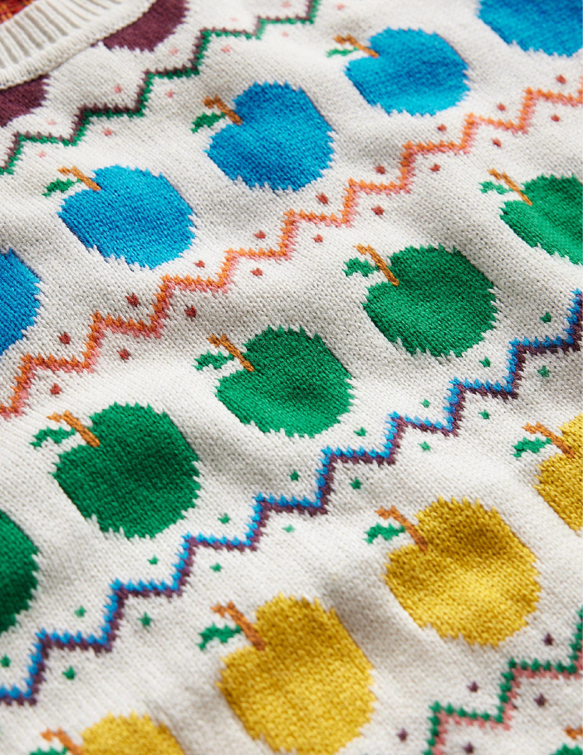 Edie Fair Isle Jumper-Apple Fair Isle - Image 6