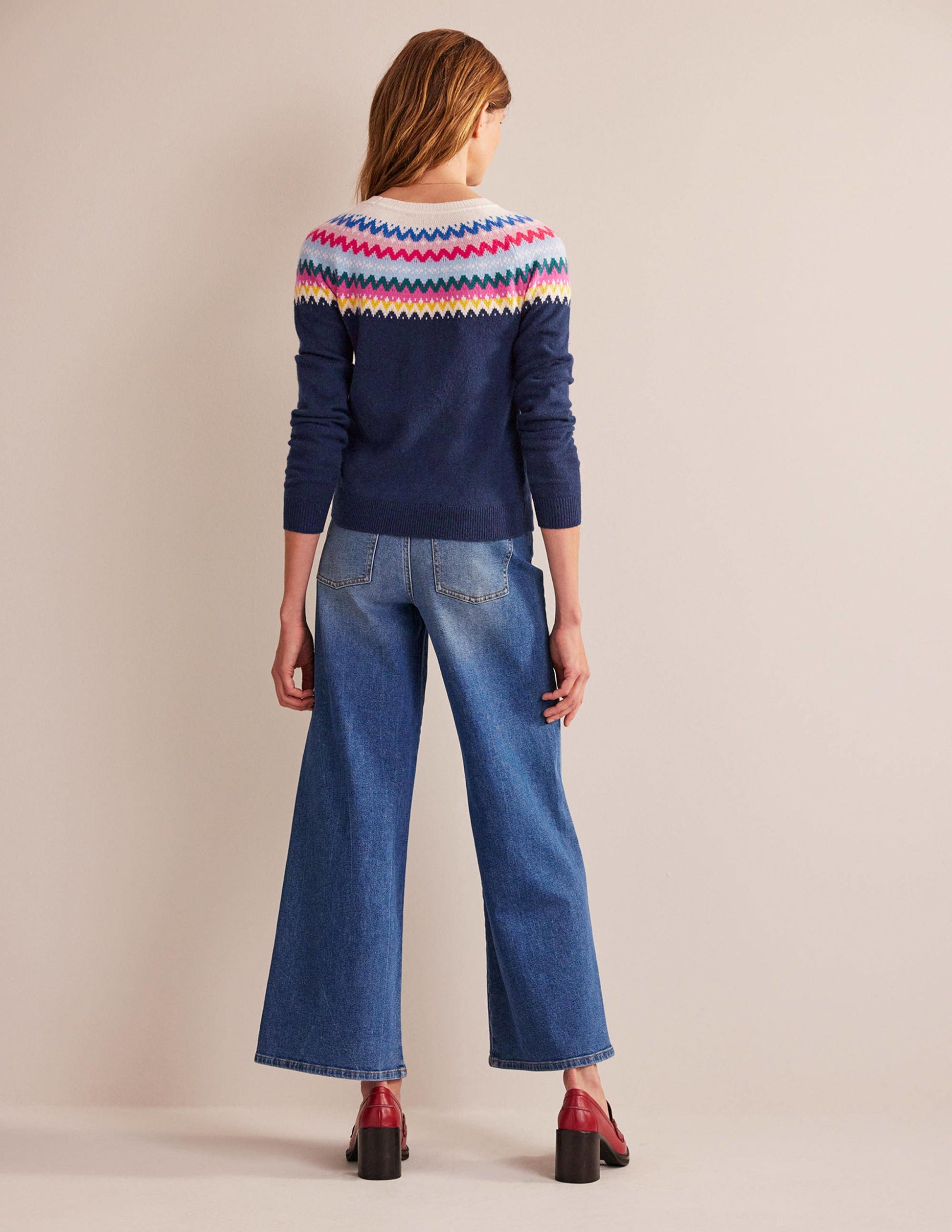 Edie Fair Isle Jumper-Navy Classic Fair Isle-6