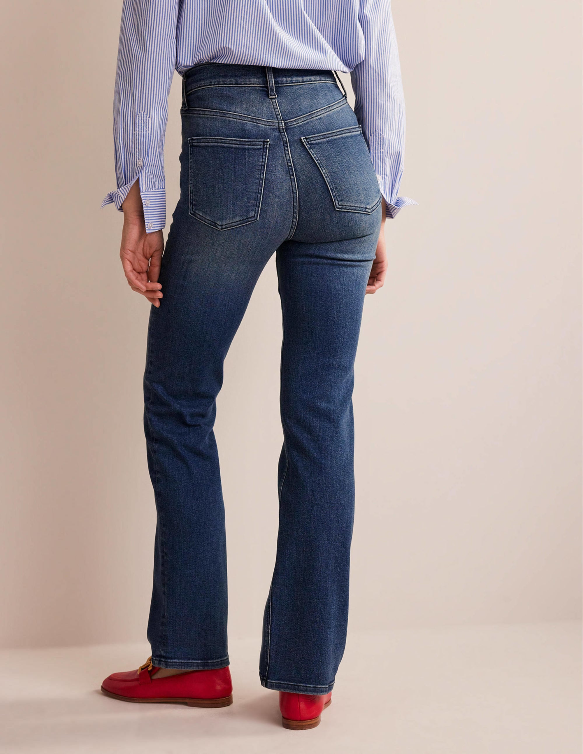 High Rise True Straight Jeans-Authentic Vintage - Image 3