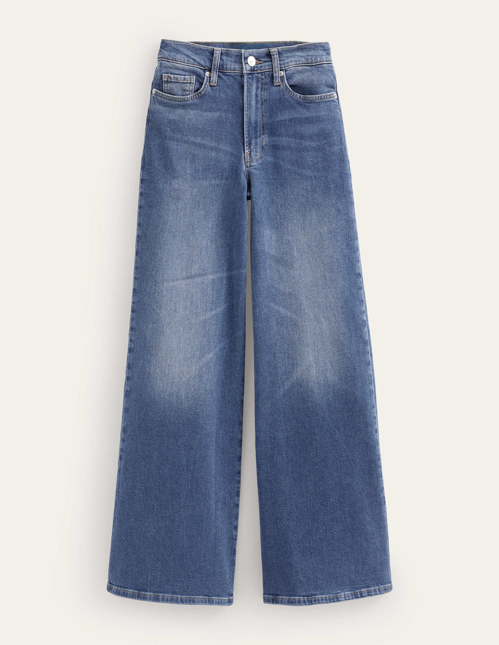 High Rise Wide Leg Jeans-Mid Vintage-12
