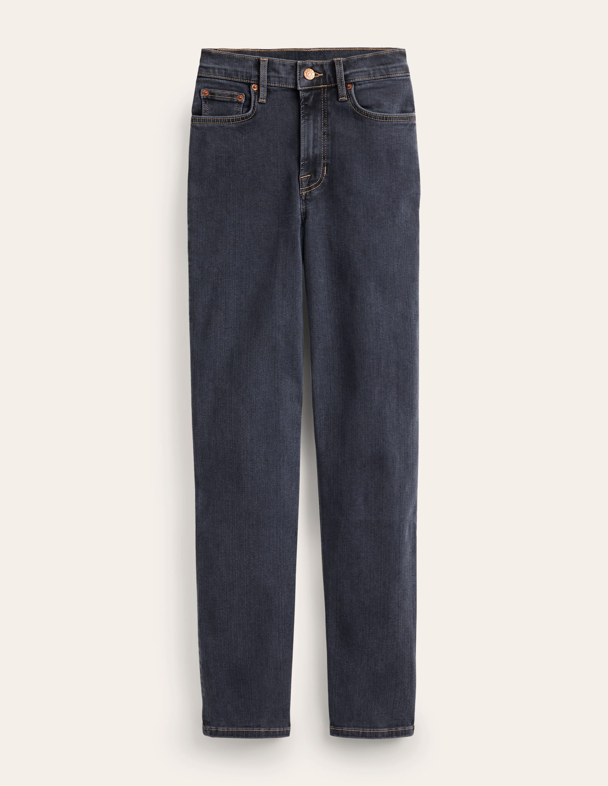Mid Rise Slim Leg Jeans-Black - Image 6