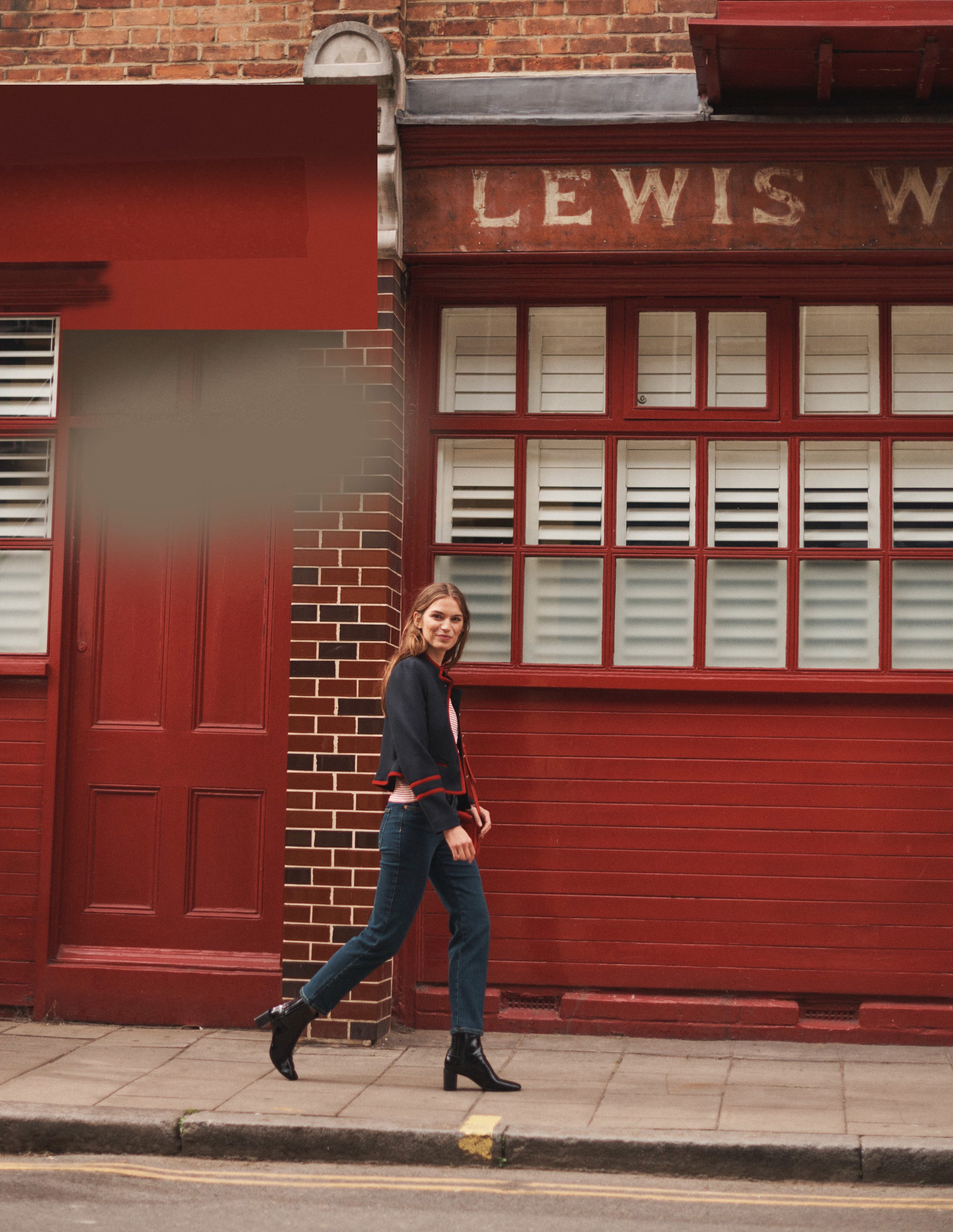 Mid Rise Slim Leg Jeans-Indigo Vintage - Image 6