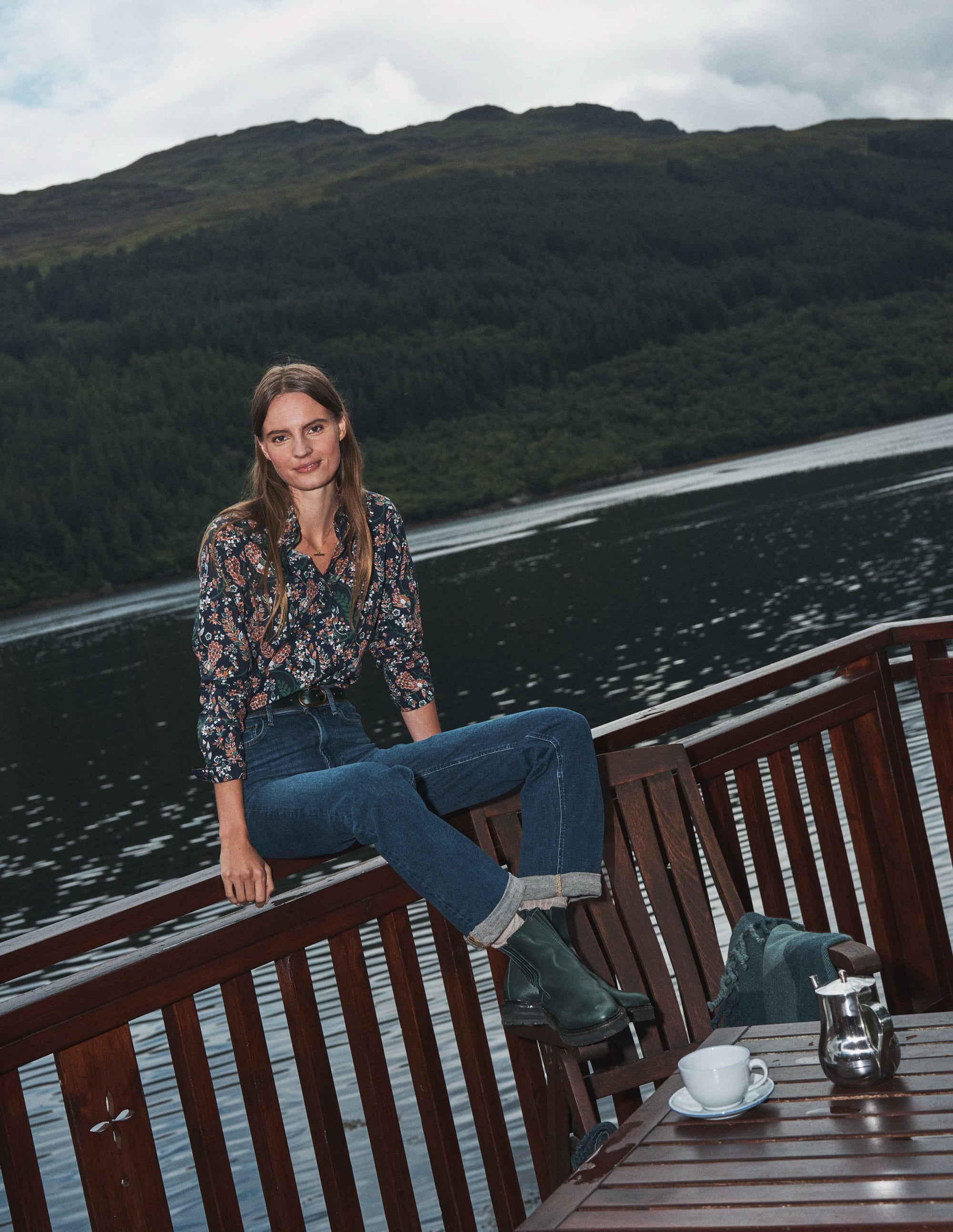 Mid Rise Slim Leg Jeans-Indigo Vintage - Image 7