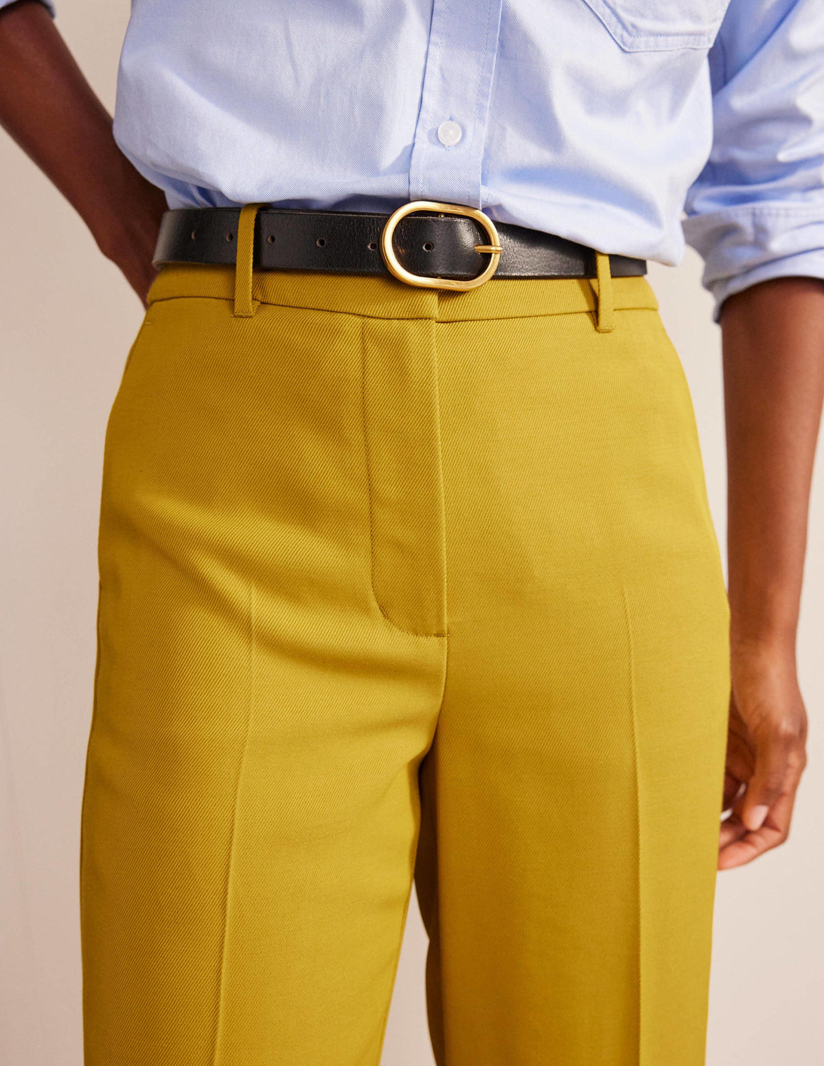 Tailored Tapered Trousers-Citronelle - Image 2