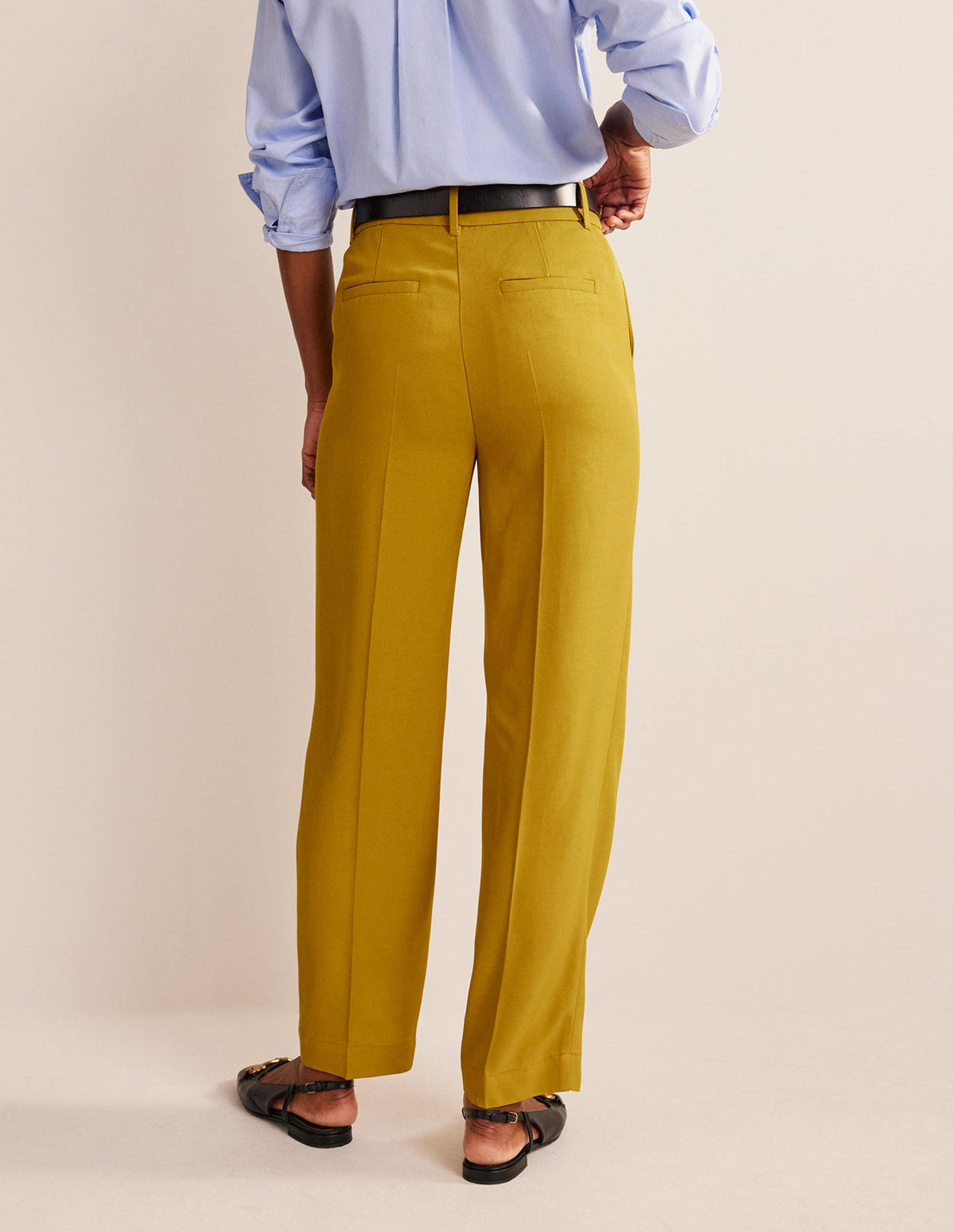 Tailored Tapered Trousers-Citronelle - Image 3
